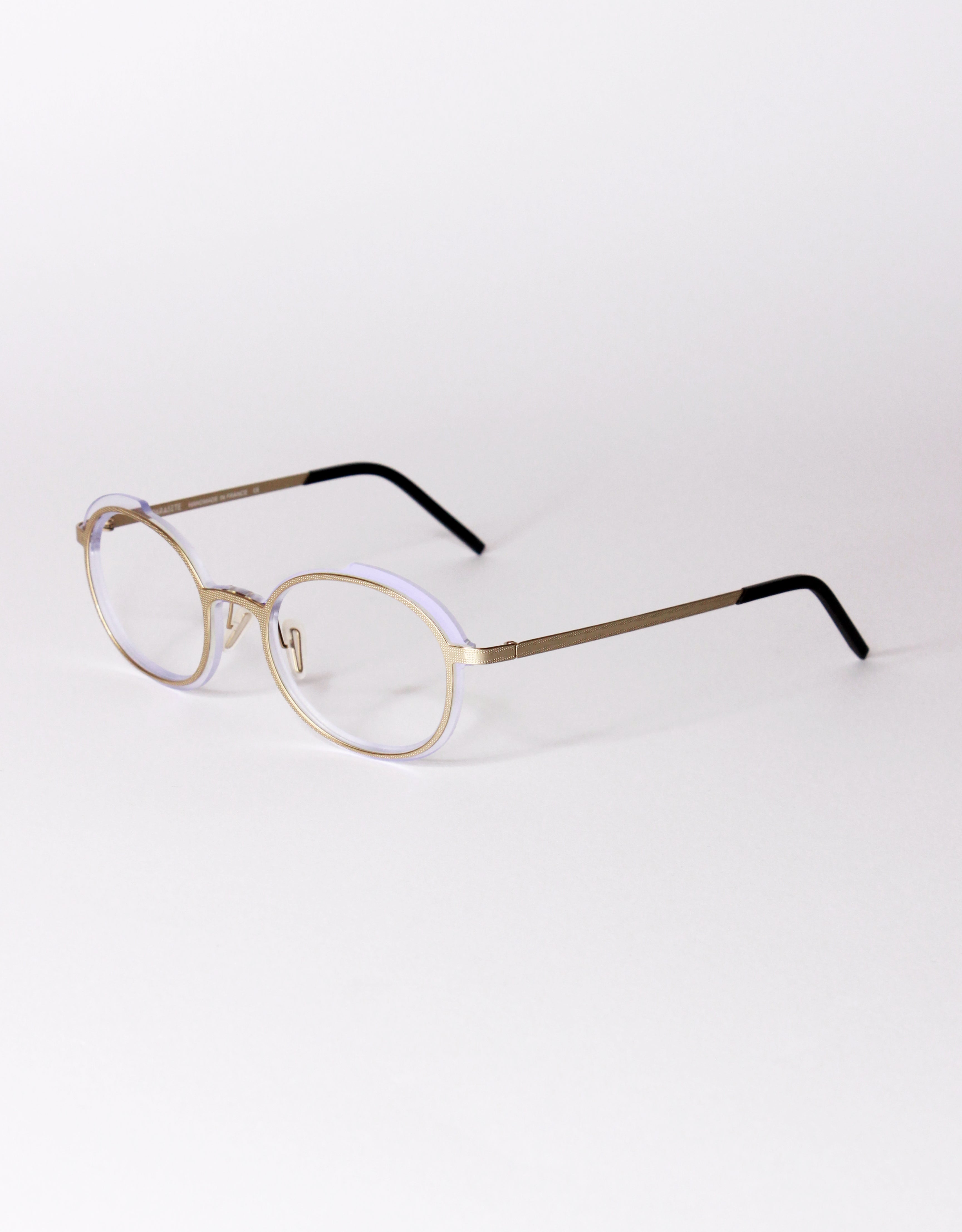 Parasite Eyewear AVENIR 6 eyeglasses in C25A - GOLD CRISTAL BLUE - Modern Eye Care Portland