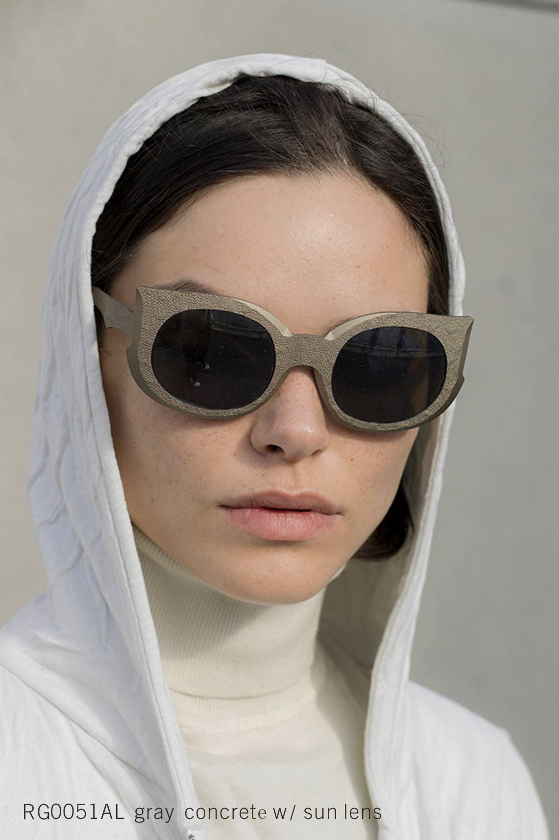 RIGARDS RG0051AL eyeglasses in Gray Concrete w/ Sun Lens - Glance Glasses