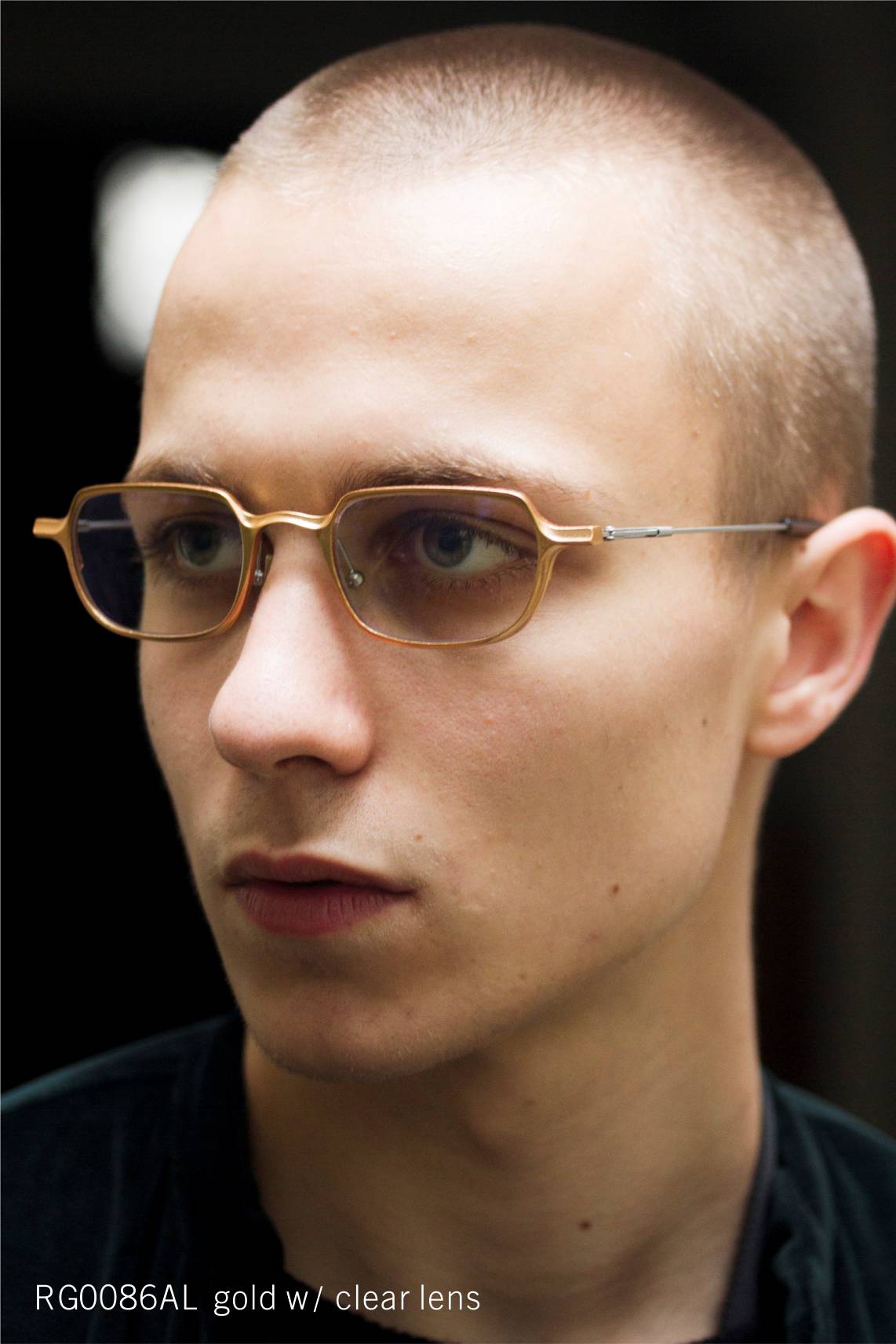 RIGARDS RG0086AL eyeglasses in Gold w/ Clear Lens - Glance Glasses