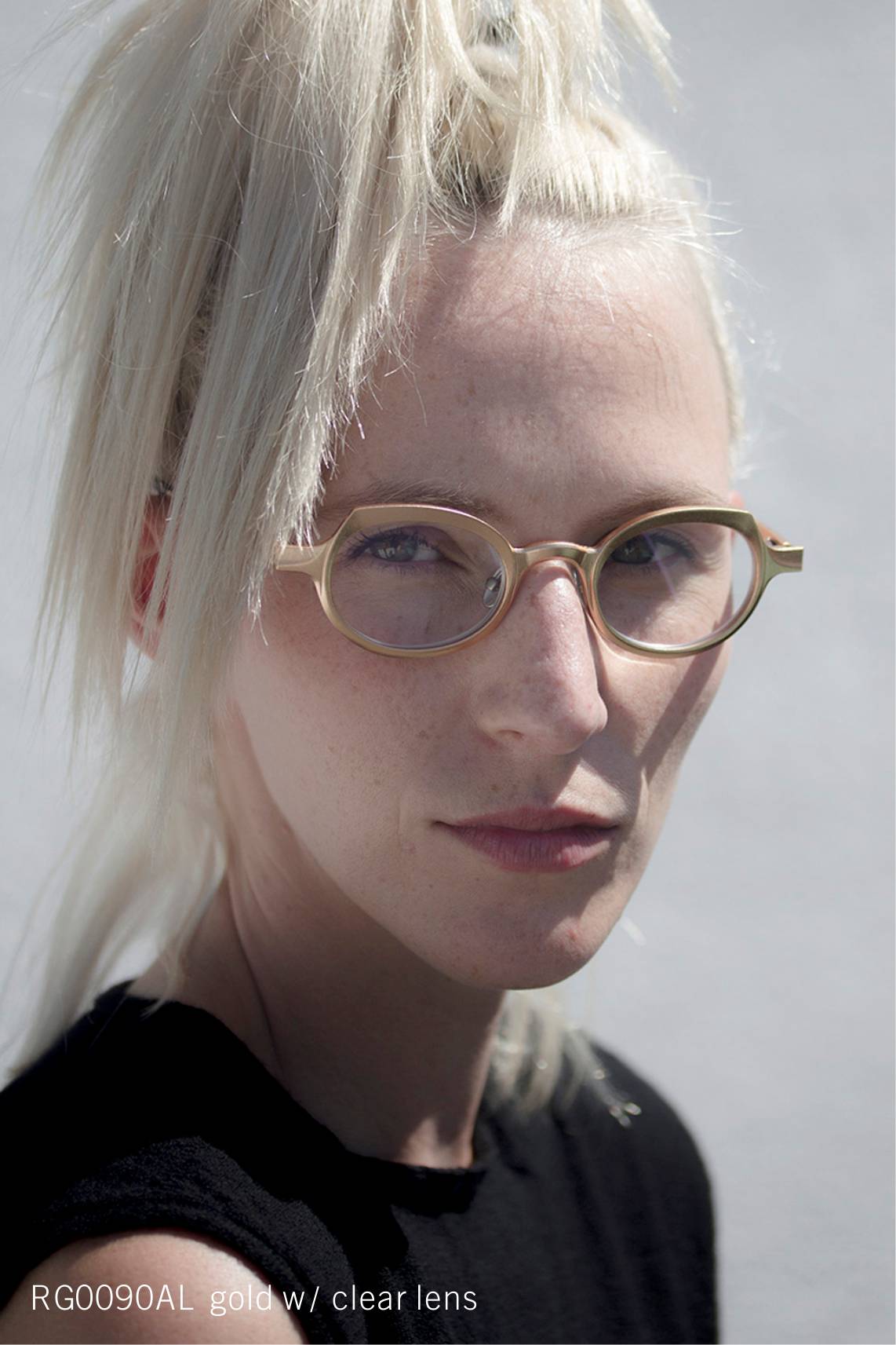 RIGARDS RG0090AL eyeglasses in Gold w/ Clear Lens - Glance Glasses