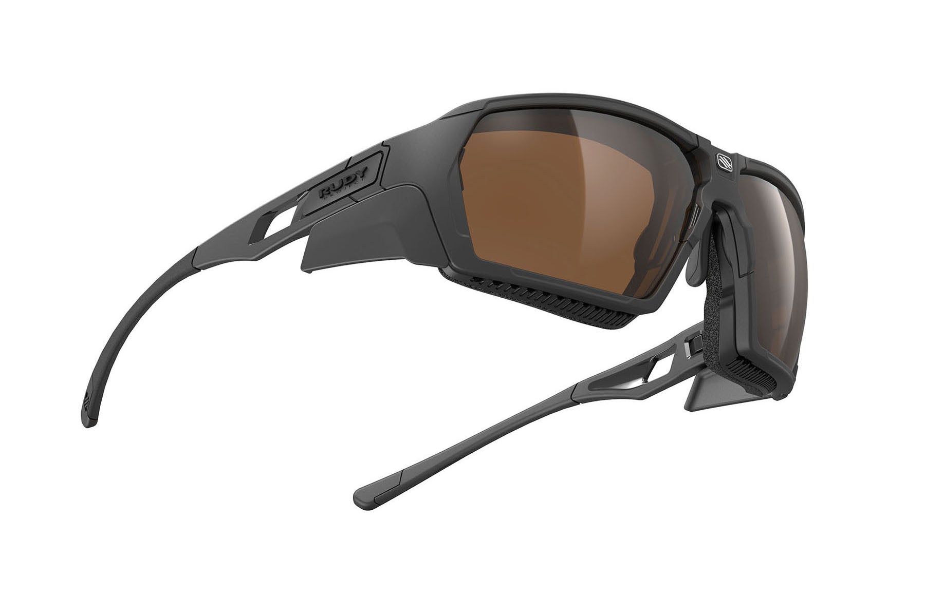Rudy Project Agent Q Performance Kit sunglasses in Agent Q Matte Black with Hi-Altitude and Multilaser Gold and Transparent Lenses - Modern Eye Care Portland