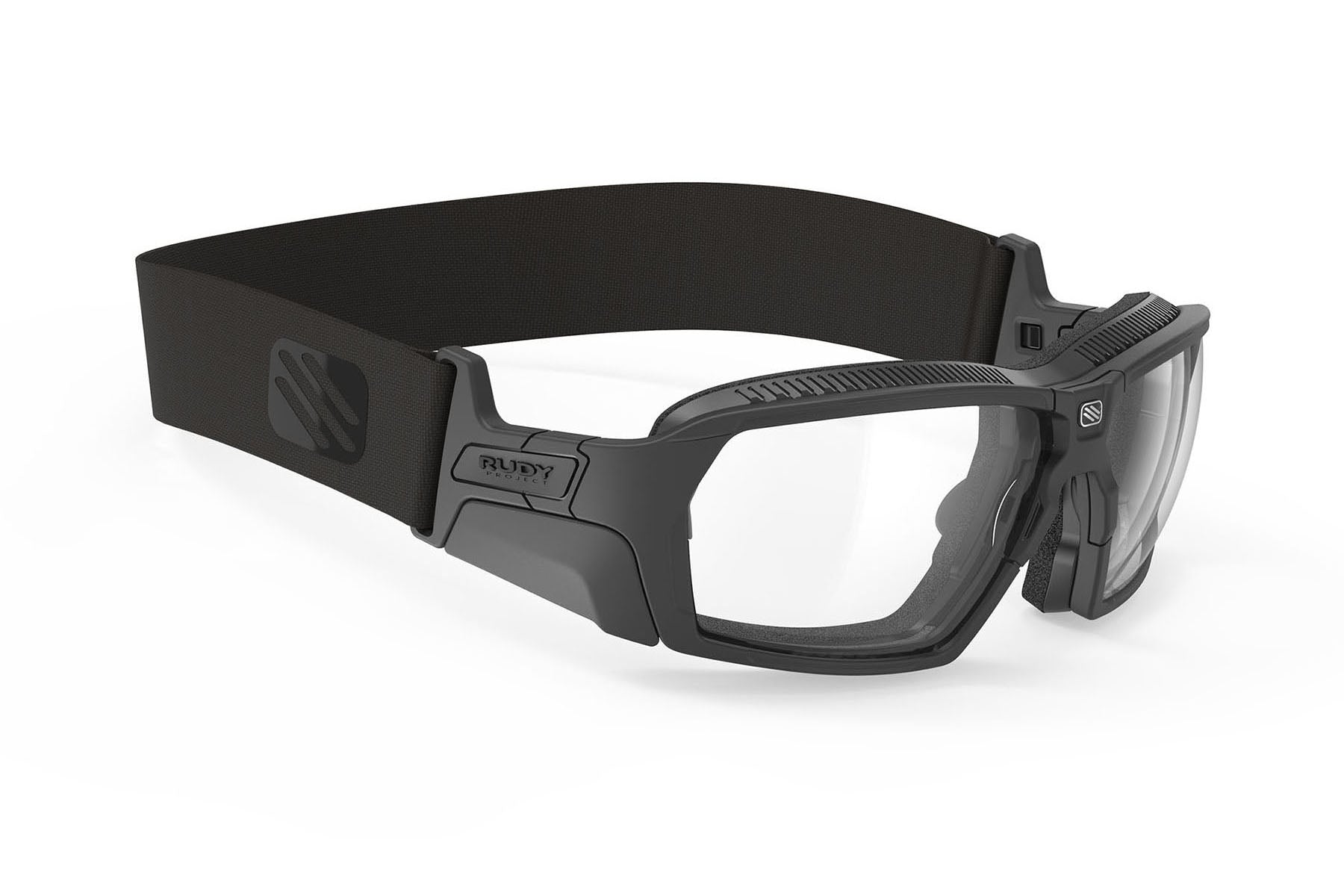 Rudy Project Agent Q Performance Kit sunglasses in Agent Q Matte Black with Hi-Altitude and Multilaser Gold and Transparent Lenses - Modern Eye Care Portland