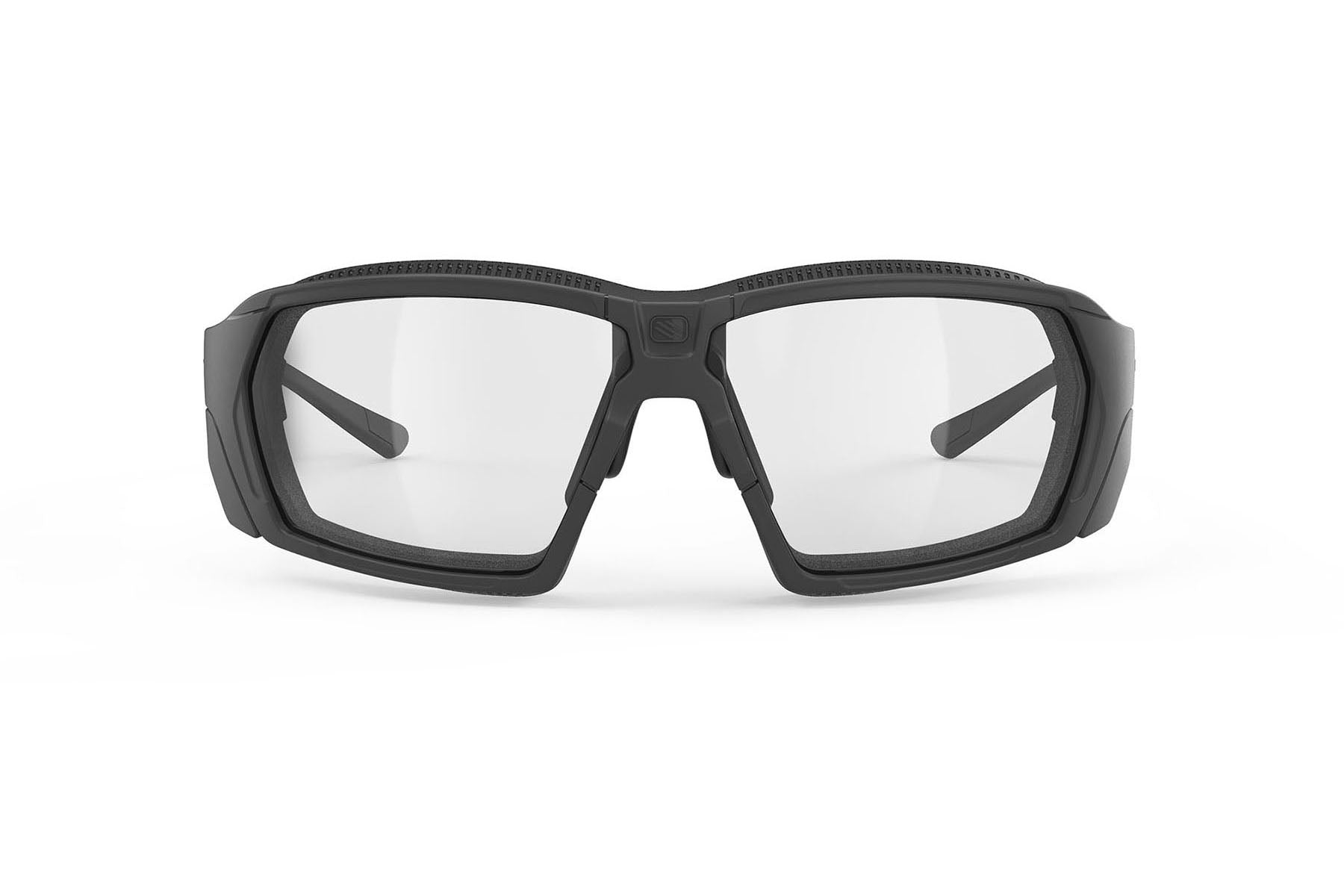Rudy Project Agent Q sunglasses in Agent Q Stealth Matte Black with ImpactX Photochromic 2 Black Lenses - Modern Eye Care Portland
