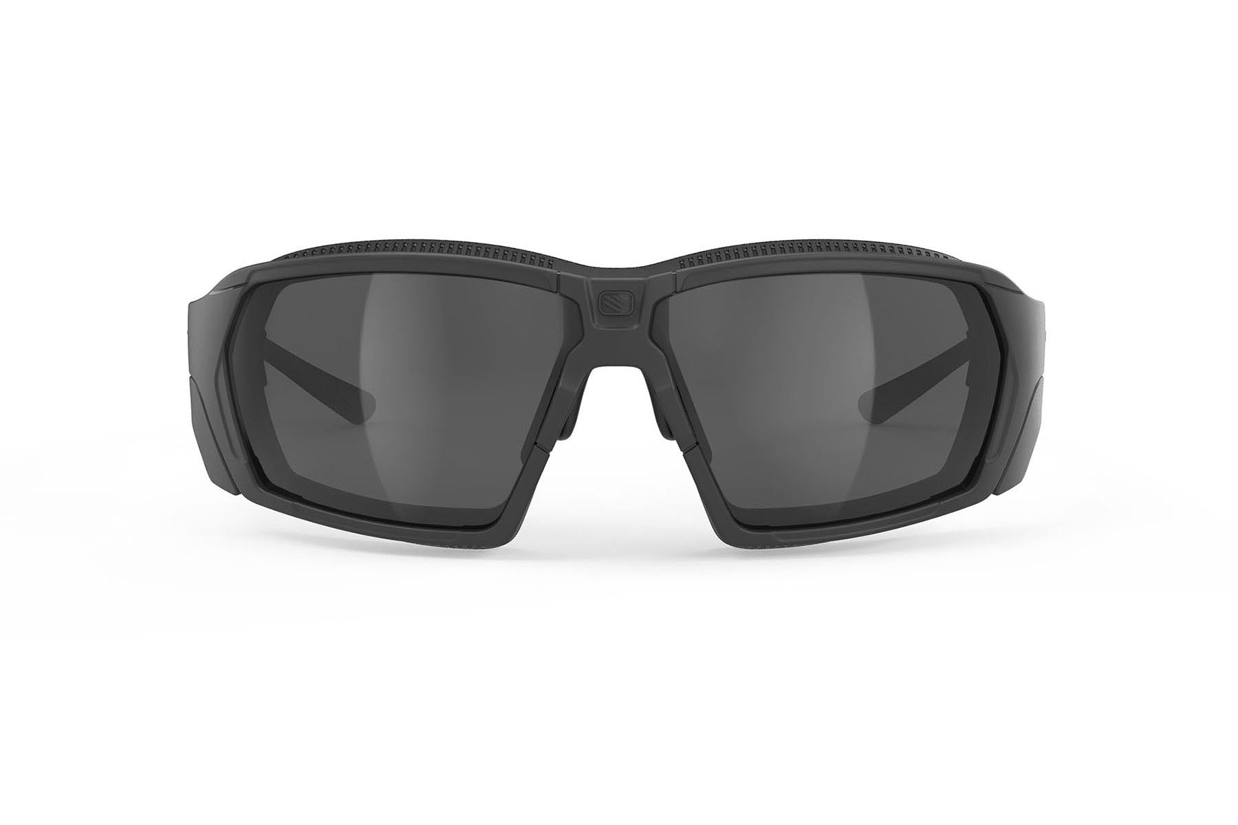 Rudy Project Agent Q sunglasses in Agent Q Stealth Matte Black with Smoke Black Lenses - Modern Eye Care Portland