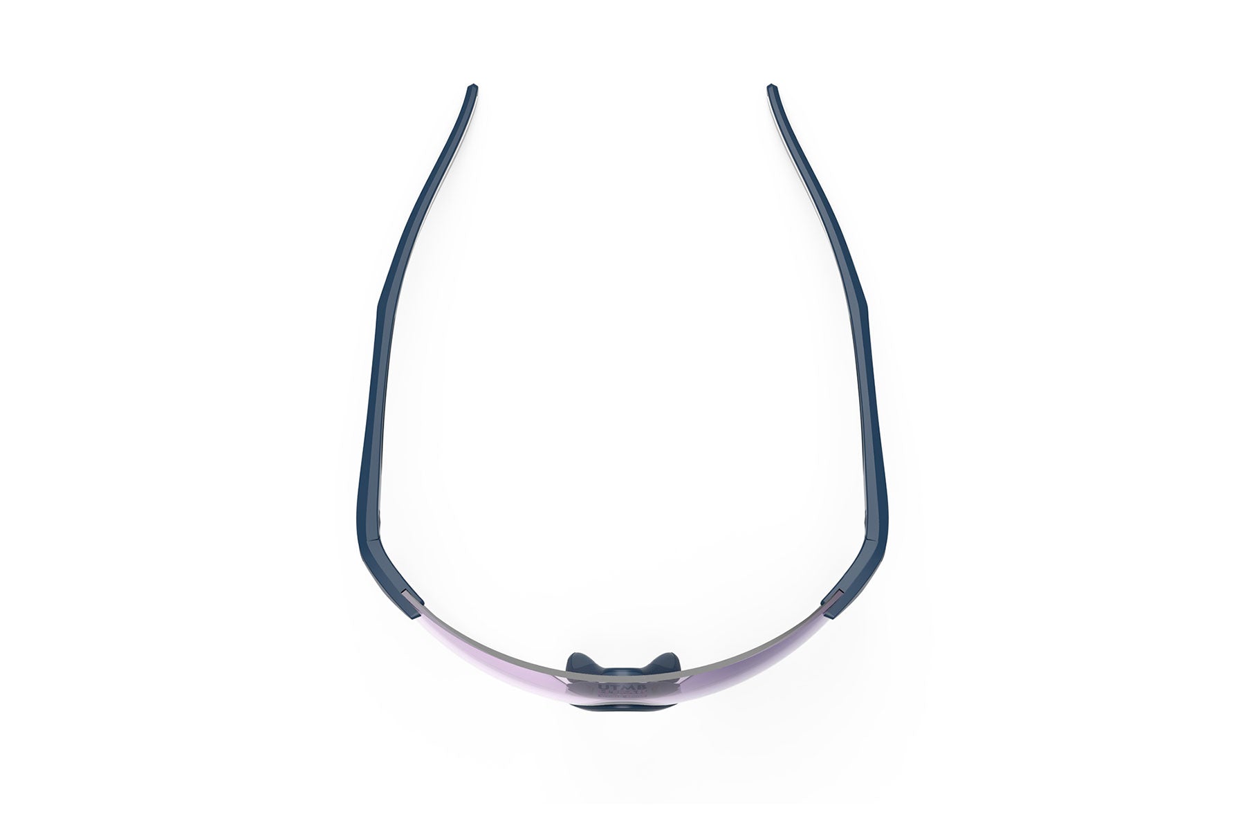 Rudy Project Astral Sphere UTMB sunglasses in Astral Sphere UTMB Blue Navy Matte Frame With ImpactX Photochromic 2 Laser Purple Lenses - Modern Eye Care Portland