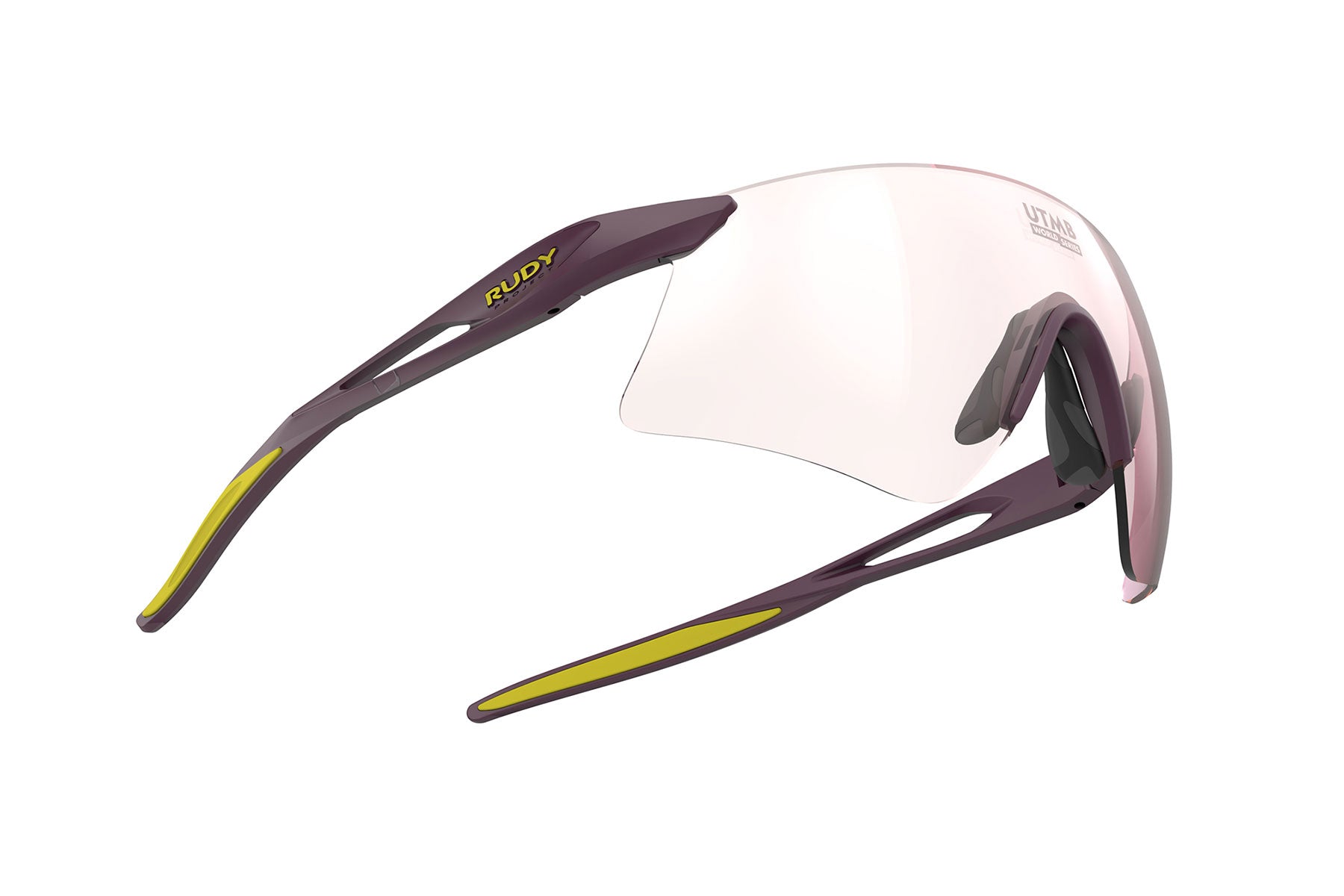 Rudy Project Astral Sphere UTMB sunglasses in Astral Sphere UTMB Cabernet Matte Frame With ImpactX Photochromic 2 Red Lenses - Modern Eye Care Portland