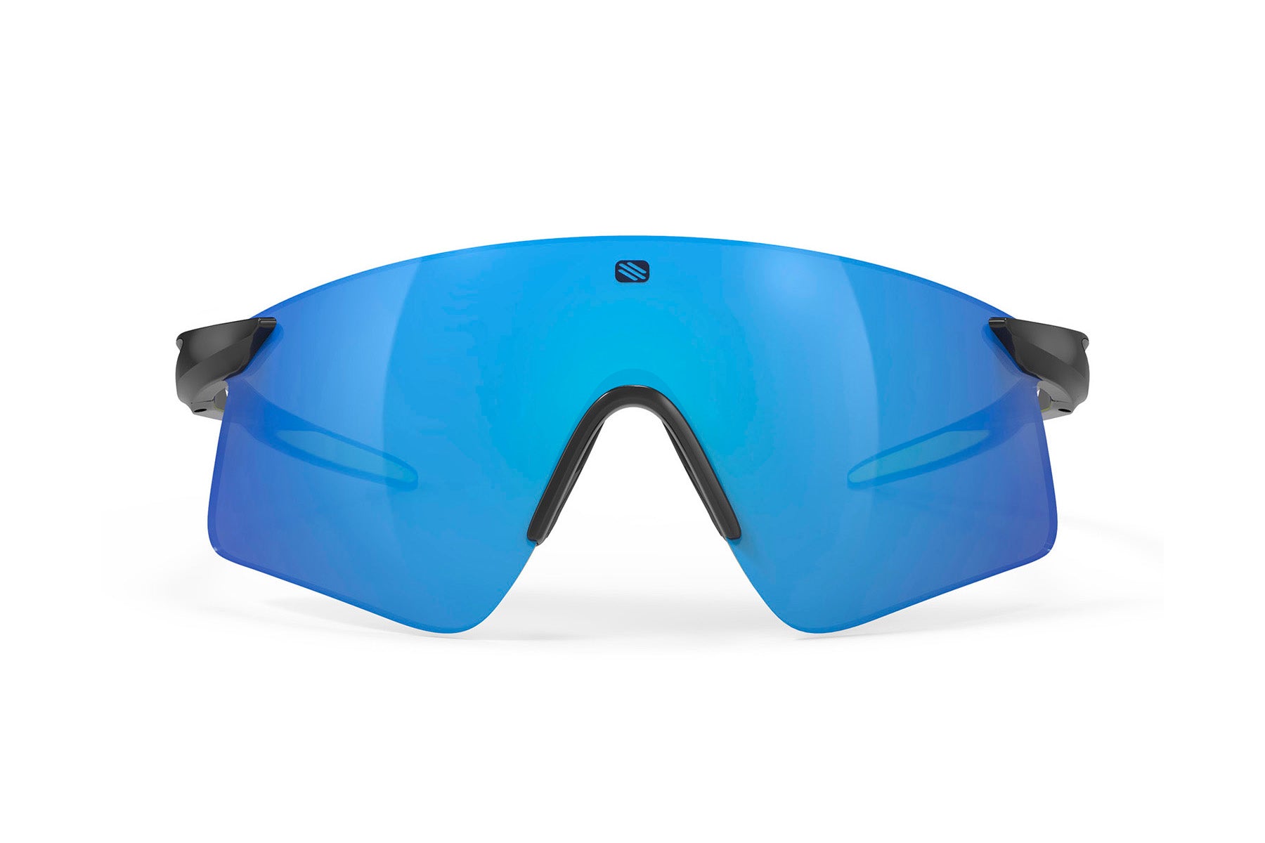 Rudy Project Astral Sphere sunglasses in Astral Sphere Black Fade Crystal Blue Gloss Frame With Polar 3FX HDR Multilaser Blue Lenses - Modern Eye Care Portland