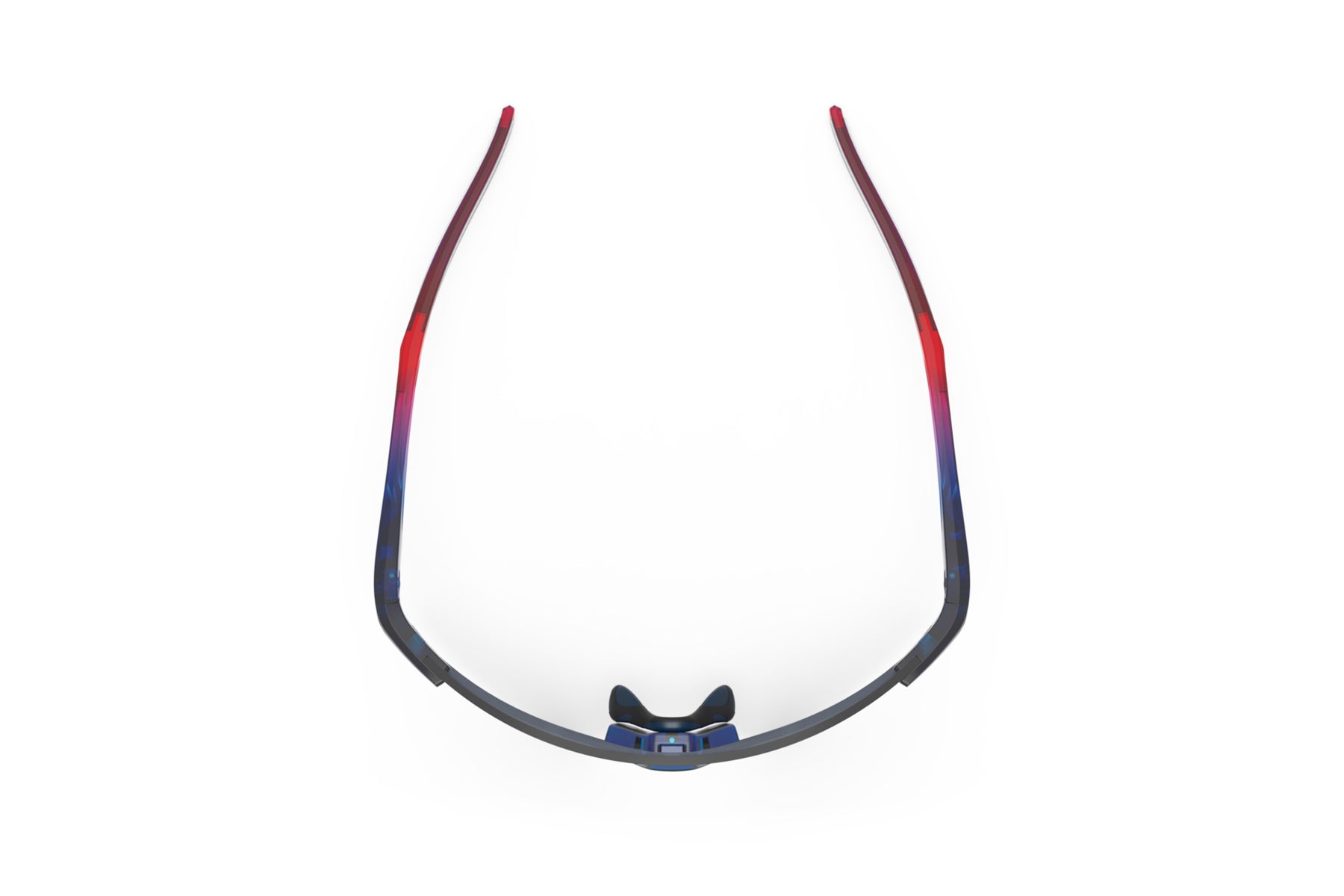 Rudy Project Astral Team USA Edition sunglasses in Astral Team USA Edition Crystal Blue Navy Fade Red Gloss with Multilaser Red Lenses - Modern Eye Care Portland