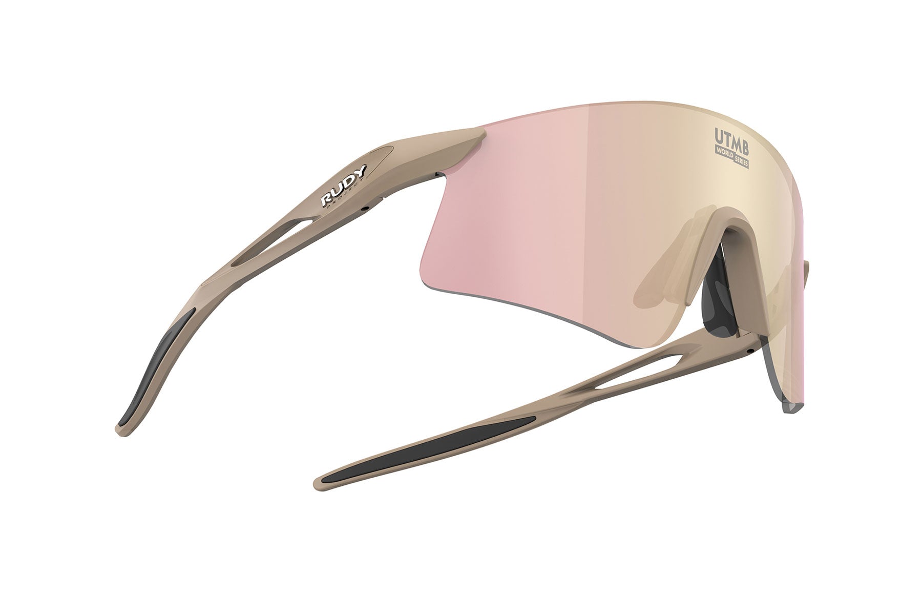 Rudy Project Astral X UTMB sunglasses in Astral X UTMB Desert Matte Frame With Multilaser Rose Gold Lenses - Modern Eye Care Portland