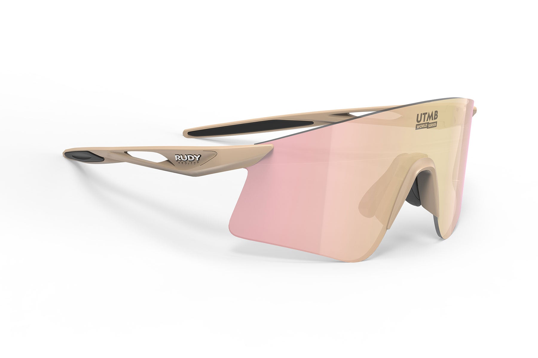 Rudy Project Astral X UTMB sunglasses in Astral X UTMB Desert Matte Frame With Multilaser Rose Gold Lenses - Modern Eye Care Portland