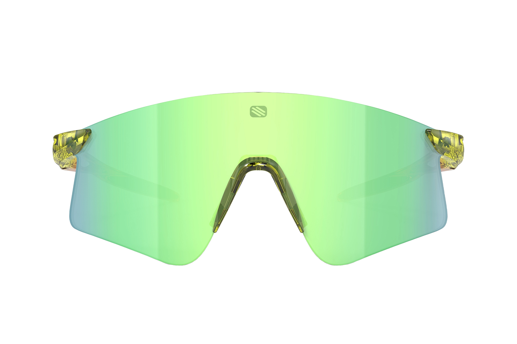 Rudy Project Astral X sunglasses in Astral X Crystal Apple Red With Multilaser Green Lenses - Modern Eye Care Portland