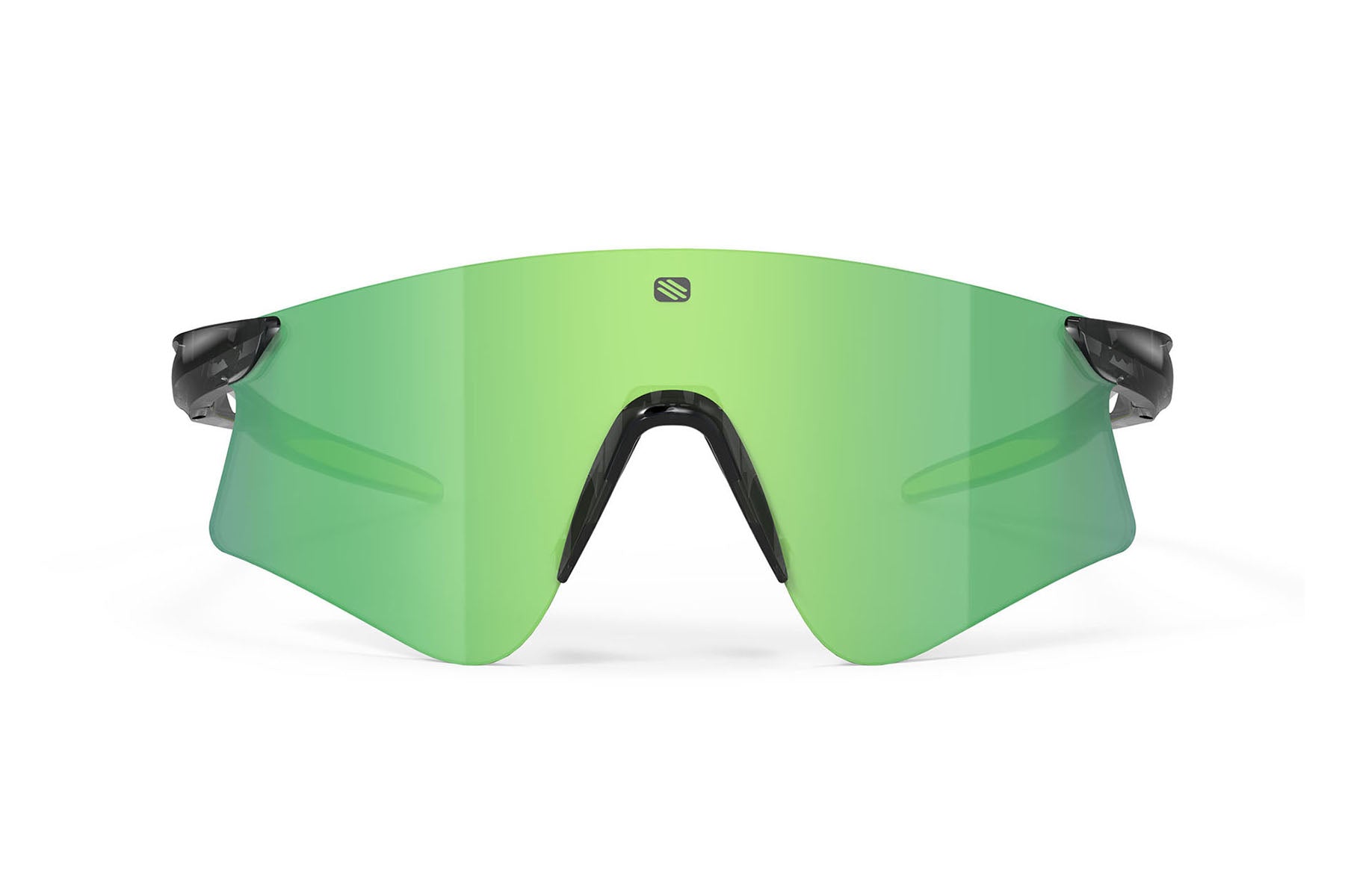Rudy Project Astral sunglasses in Astral Crystal Ash Frame with Multilaser Green Lenses - Modern Eye Care Portland