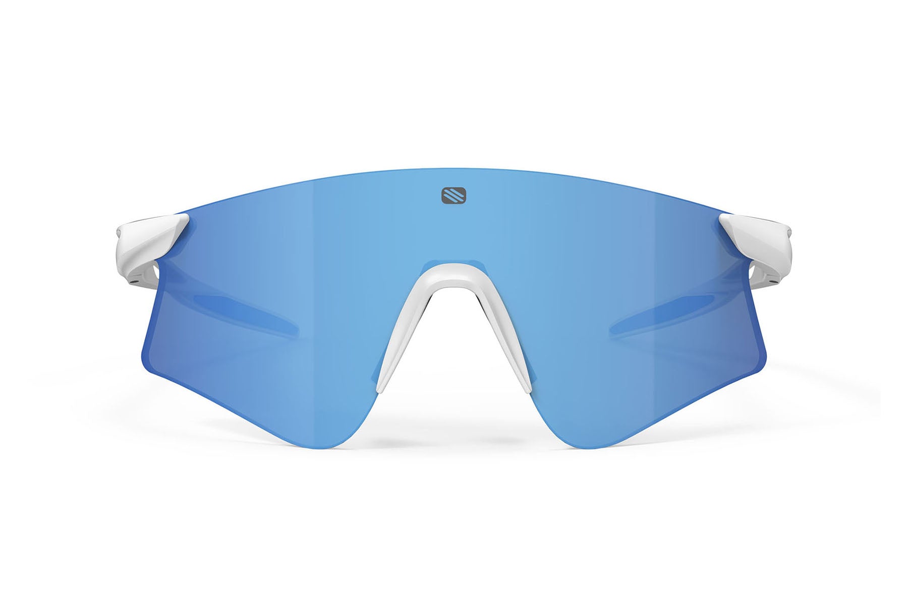 Rudy Project Astral sunglasses in Astral White Matte Frame with Multilaser Blue Lenses - Modern Eye Care Portland