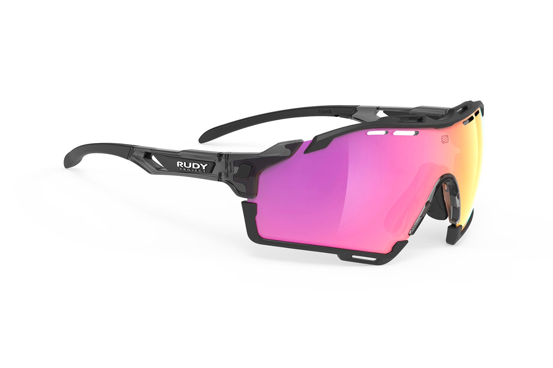 Rudy Project Cutline sunglasses in Cutline Crystal Ash With Multilaser Sunset Lenses - Modern Eye Care Portland