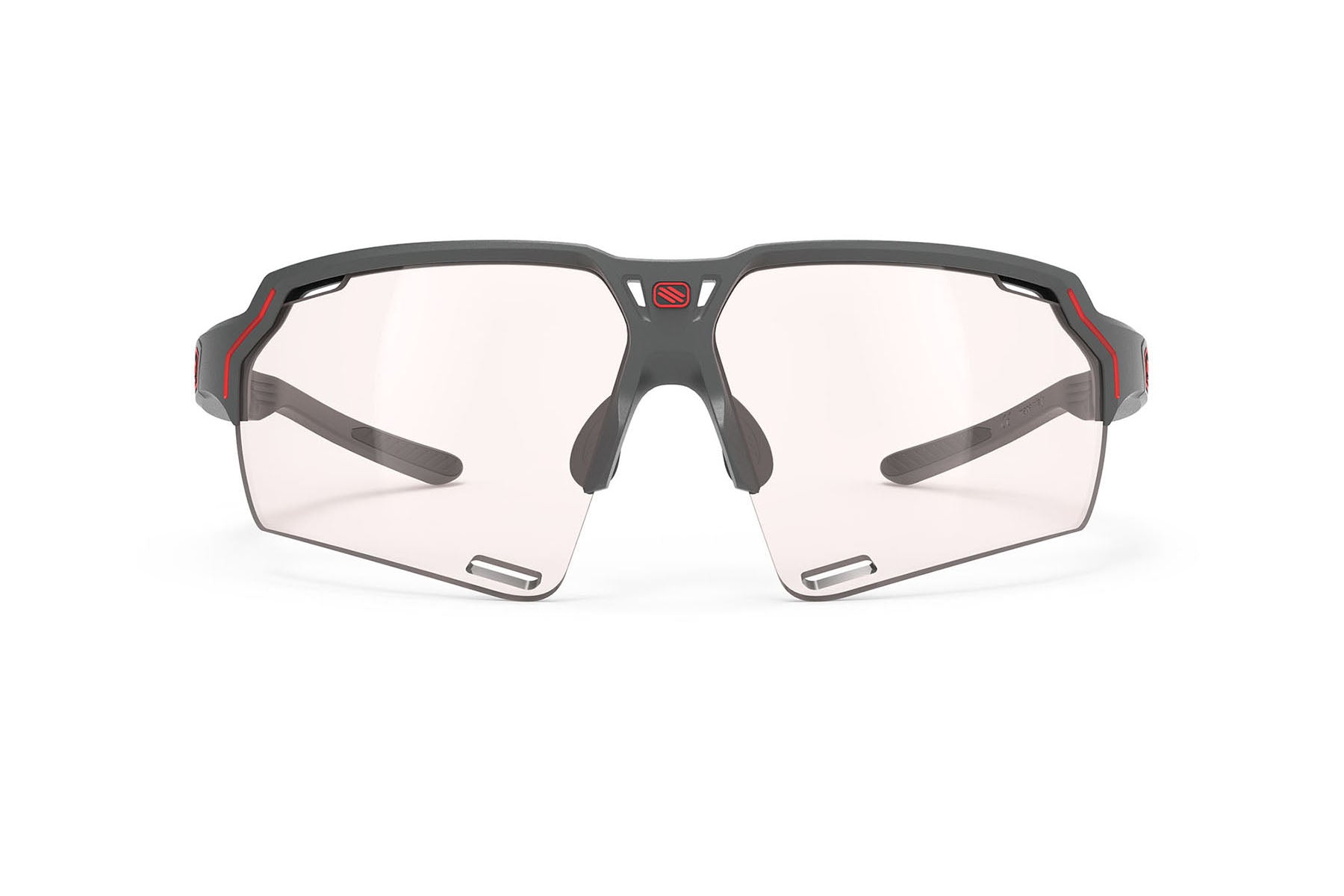 Rudy Project Deltabeat sunglasses in Deltabeat Charcoal Matte Frame With ImpactX Photochromic 2 Red Lenses - Modern Eye Care Portland