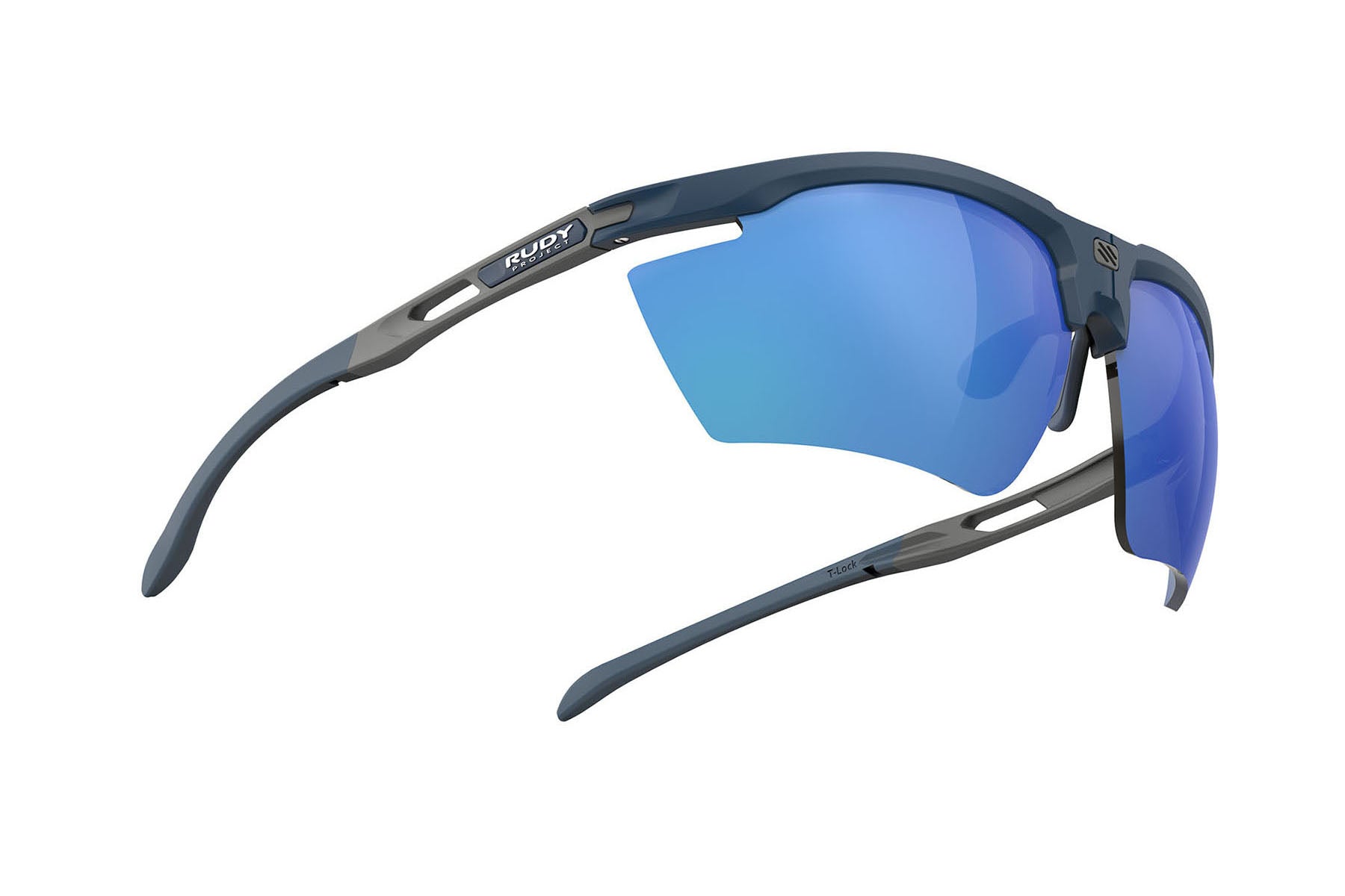 Rudy Project Magnus sunglasses in Magnus Blue Navy Matte Frame With Multilaser Blue Lenses - Modern Eye Care Portland