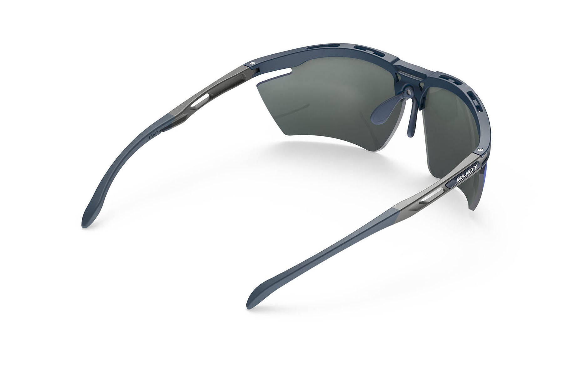 Rudy Project Magnus sunglasses in Magnus Blue Navy Matte Frame With Multilaser Blue Lenses - Modern Eye Care Portland