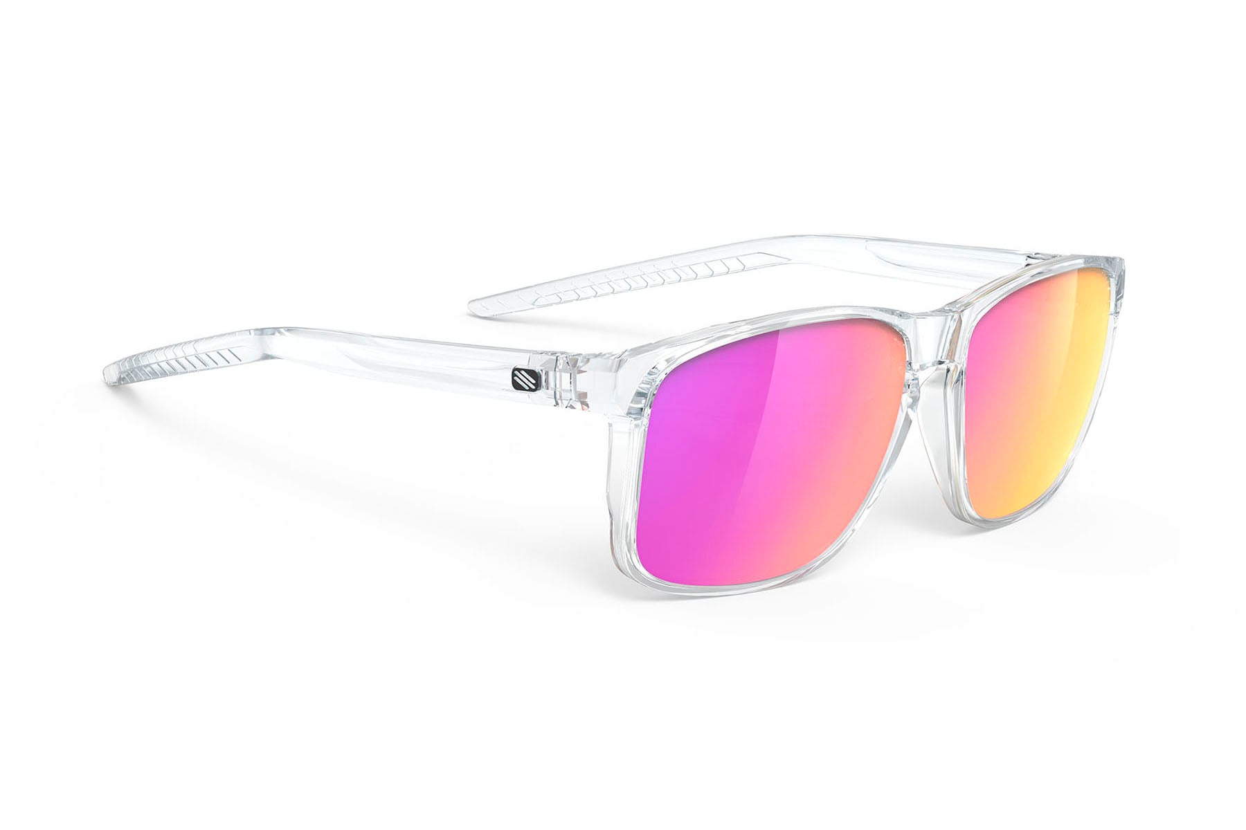 Rudy Project Overlap sunglasses in Overlap Crystal Gloss Frame With Multilaser Sunset Lenses - Modern Eye Care Portland