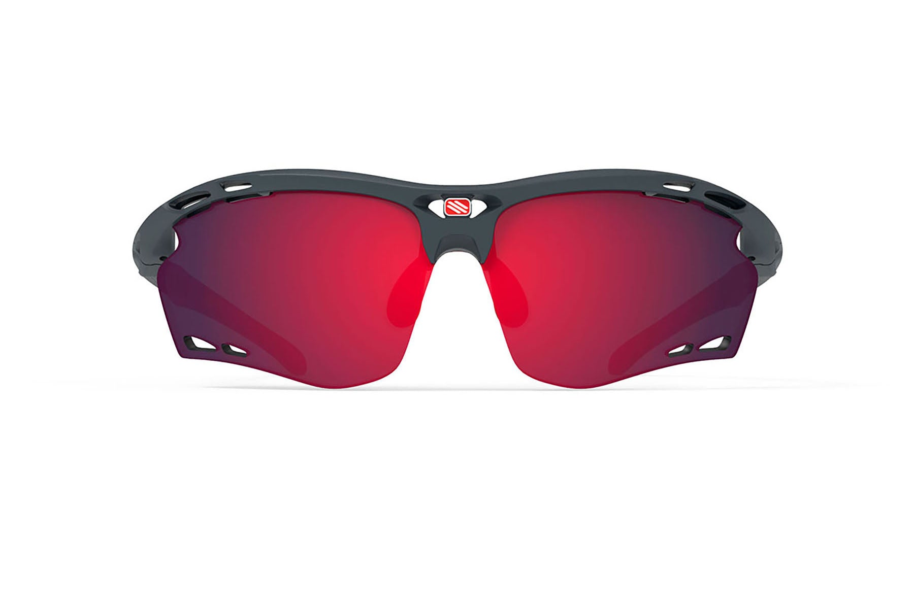 Rudy Project Propulse sunglasses in propulse Charcoal Matte Frame and Multilaser Red Lenses - Modern Eye Care Portland
