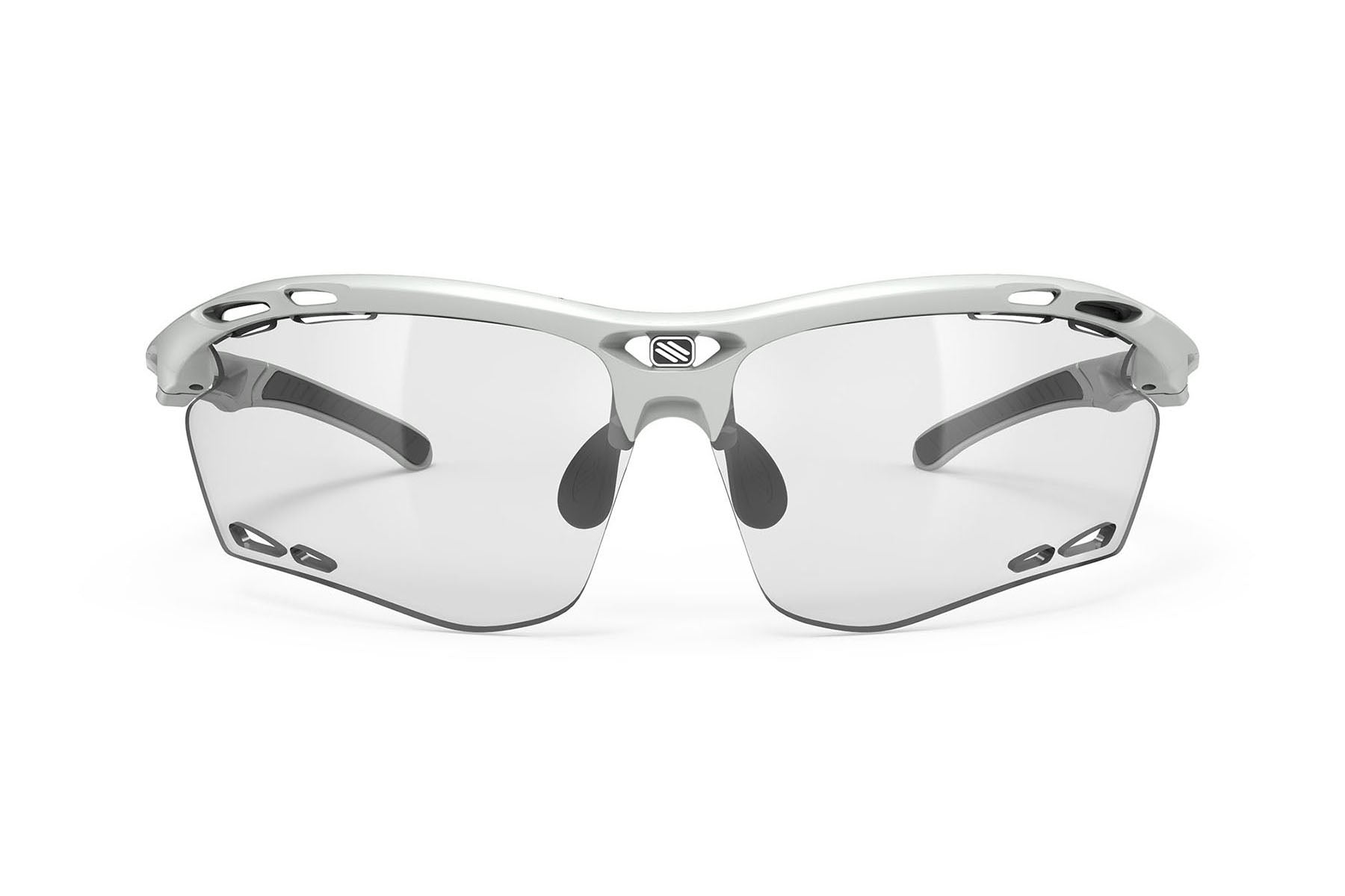 Rudy Project Propulse sunglasses in propulse Light Grey Matte Frame with ImpactX Photochromic 2 Black Lenses - Modern Eye Care Portland