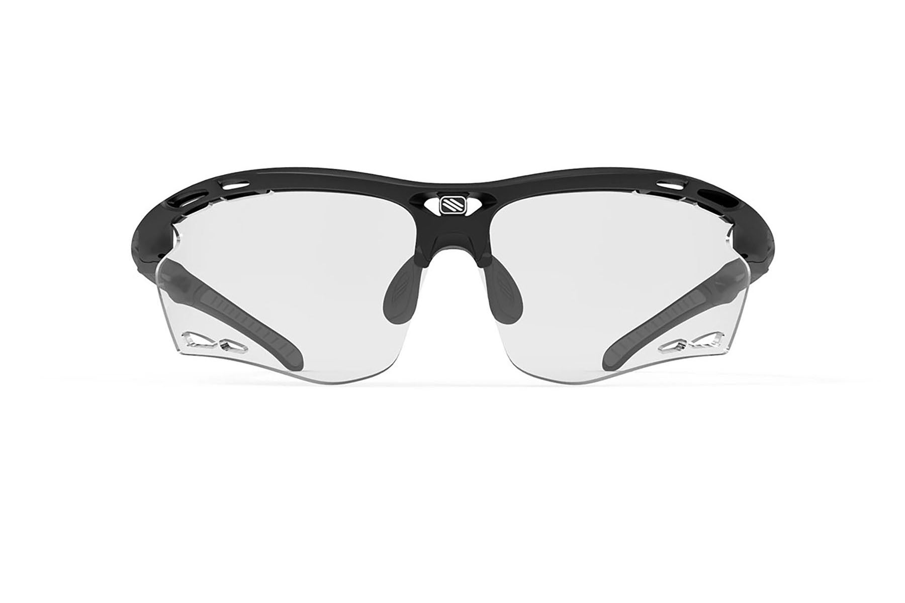 Rudy Project Propulse sunglasses in propulse Matte Black Frame and ImpactX Photochromic 2 Black Lenses - Modern Eye Care Portland