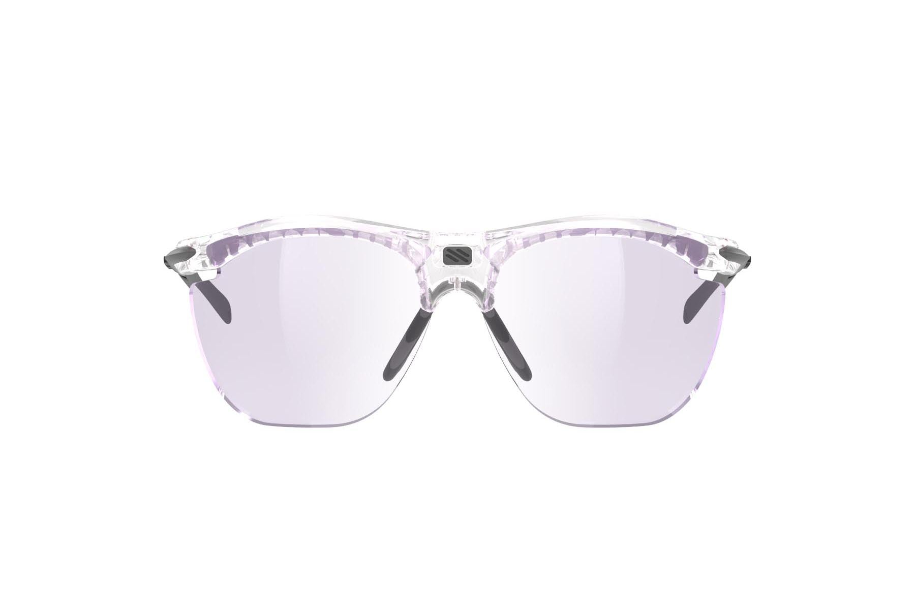 Rudy Project Rydon Slim Curva sunglasses in Rydon Slim Curva Crystal Gloss Frame With ImpactX Photochromic 2 Laser Purple Lenses - Modern Eye Care Portland
