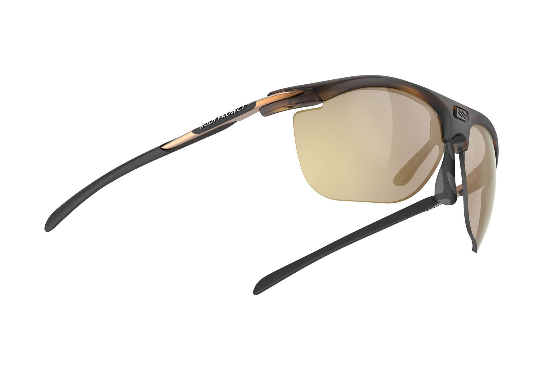 Rudy Project Rydon Slim Curva sunglasses in Rydon Slim Curva Demi Turtle Gloss Frame With ImpactX Photochromic 2 Laser Crimson Lenses - Modern Eye Care Portland