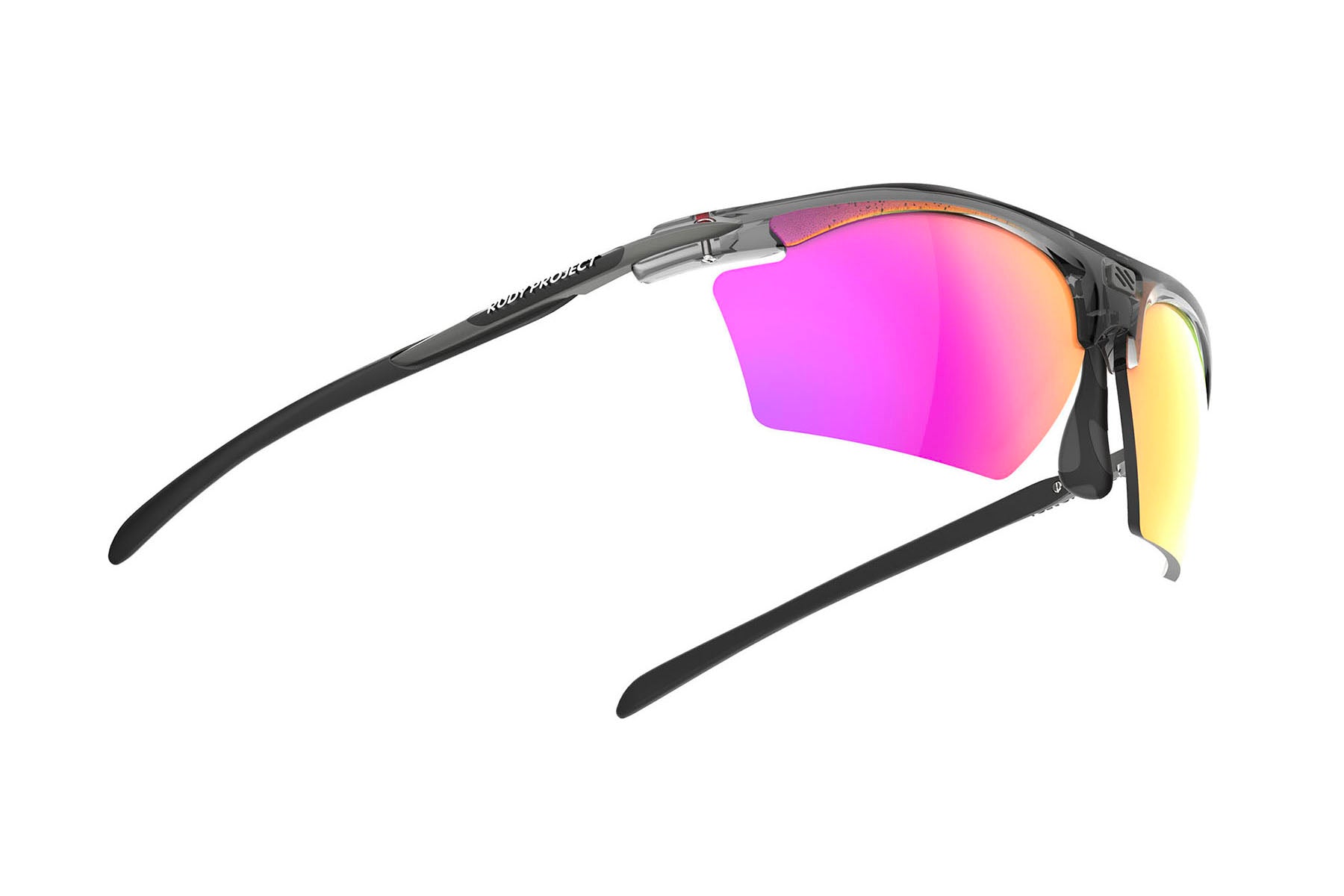 Rudy Project Rydon Slim sunglasses in Rydon Slim Crystal Ash Frame and Multilaser Sunset Lenses - Modern Eye Care Portland