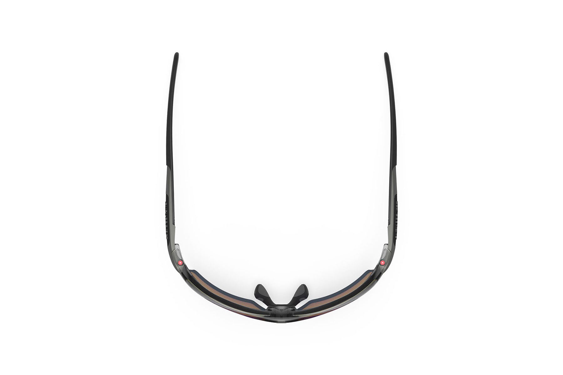 Rudy Project Rydon Slim sunglasses in Rydon Slim Crystal Ash Frame and Multilaser Sunset Lenses - Modern Eye Care Portland