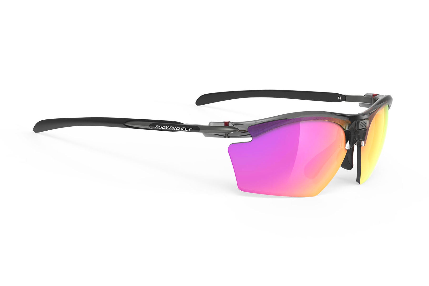 Rudy Project Rydon Slim sunglasses in Rydon Slim Crystal Ash Frame and Multilaser Sunset Lenses - Modern Eye Care Portland