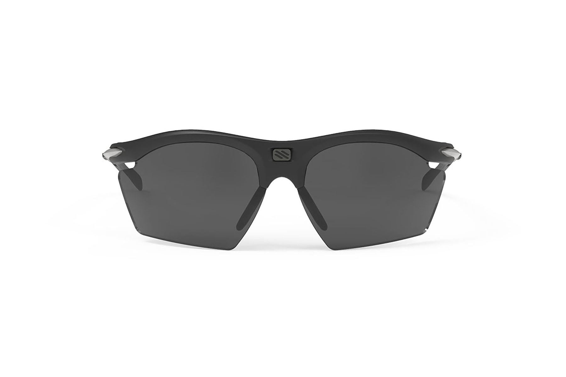 Rudy Project Rydon Slim sunglasses in Rydon Slim Matte Black Frame and Polar 3FX Grey Laser Lenses - Modern Eye Care Portland
