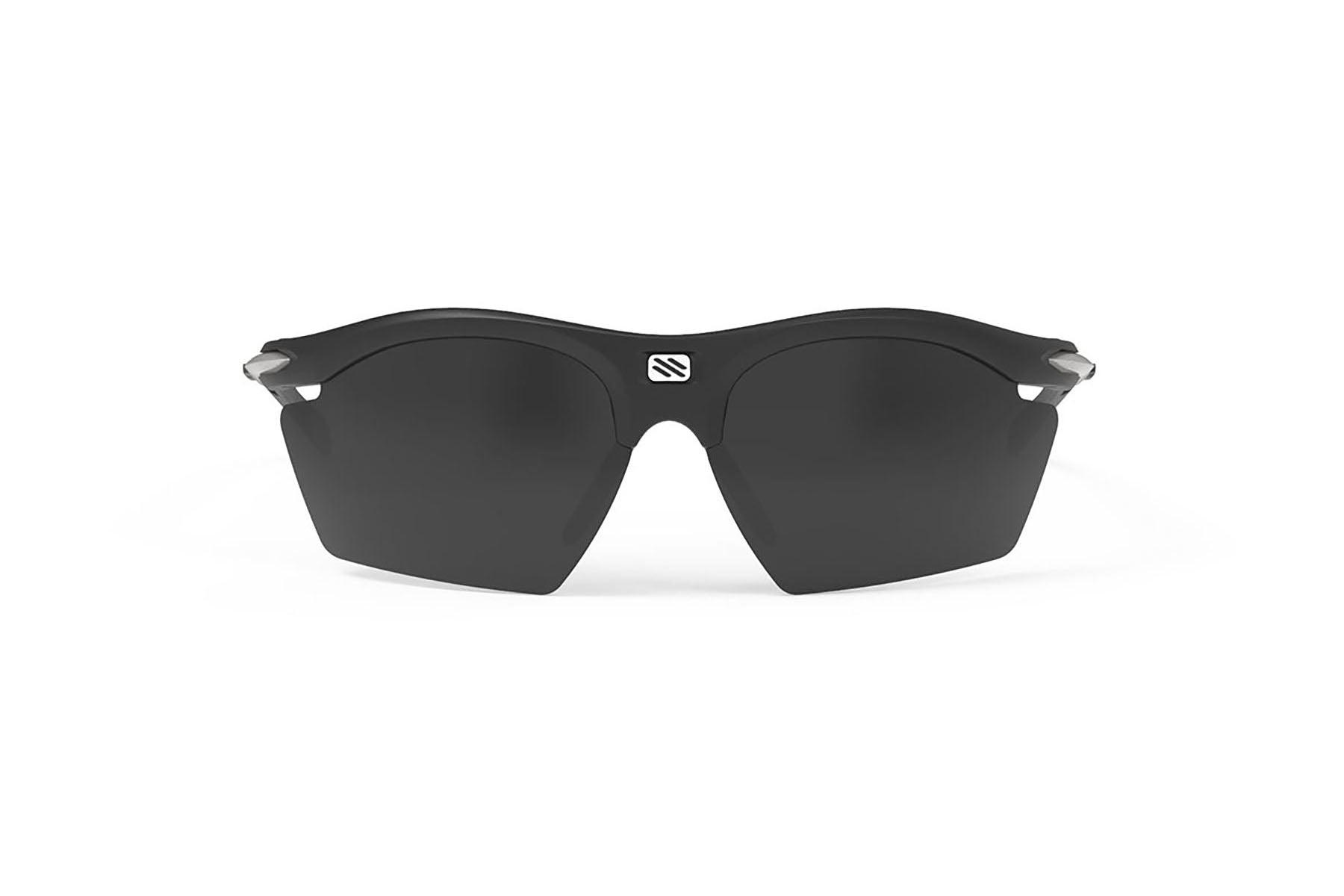 Rudy Project Rydon Slim sunglasses in Rydon Slim Matte Black Frame and Smoke Black Lenses - Modern Eye Care Portland