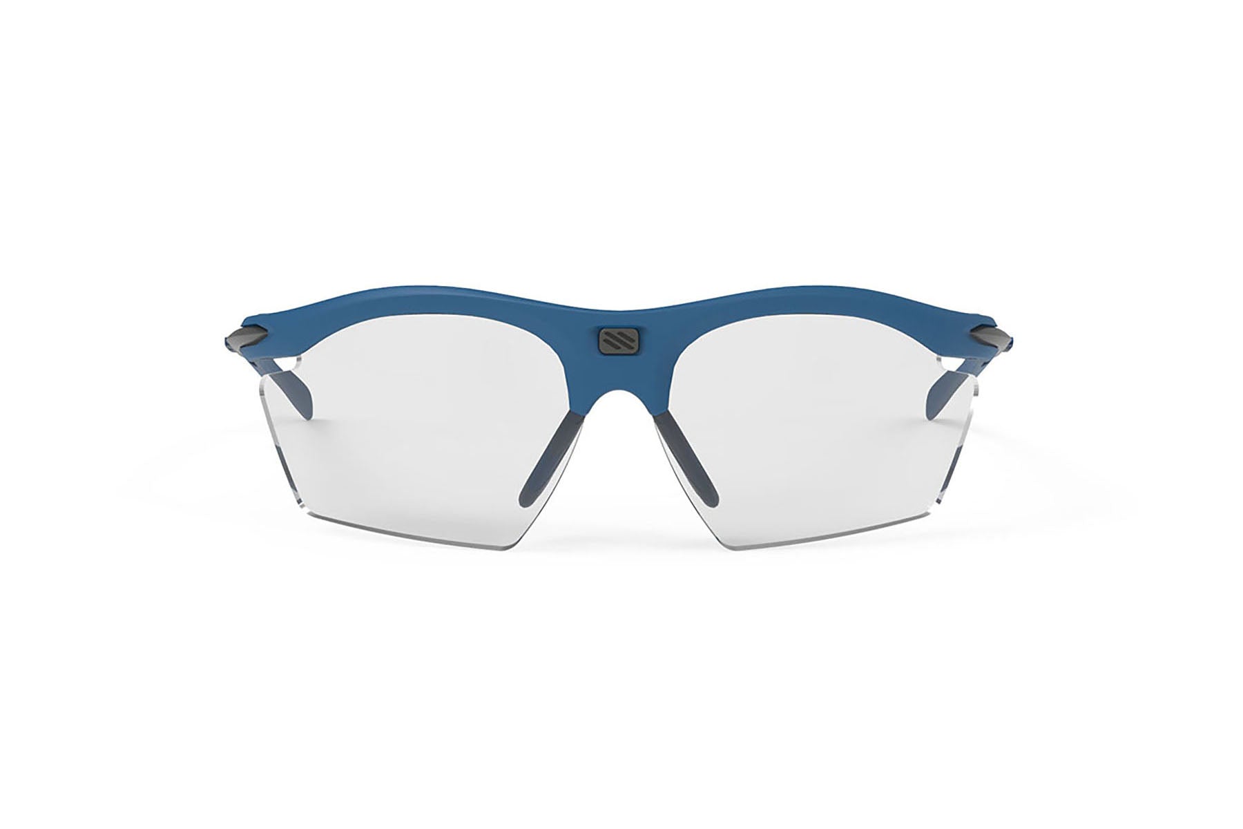 Rudy Project Rydon Slim sunglasses in Rydon Slim Pacific Blue Matte Frame and ImpactX Photochromic 2 Black Lenses - Modern Eye Care Portland