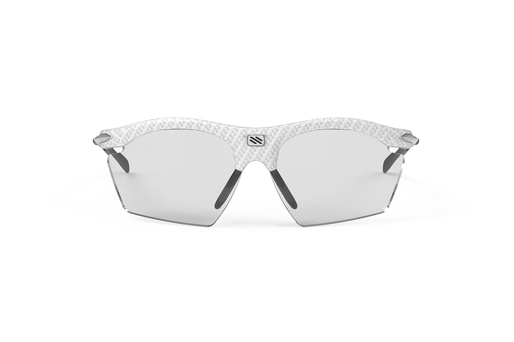 Rudy Project Rydon Slim sunglasses in Rydon Slim White Carbonium Frame and ImpactX Photochromic 2 Black Lenses - Modern Eye Care Portland