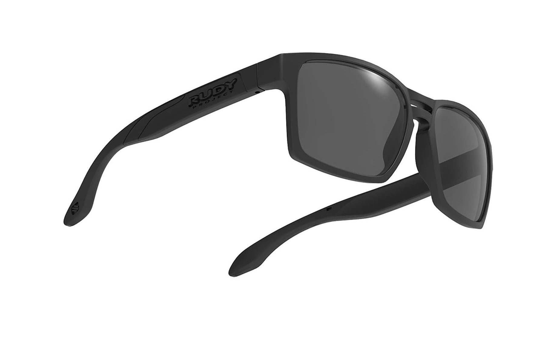 Rudy Project Spinair 57 sunglasses in spinair 57 Matte Black Frame and Polar 3FX Grey Laser Lenses - Modern Eye Care Portland