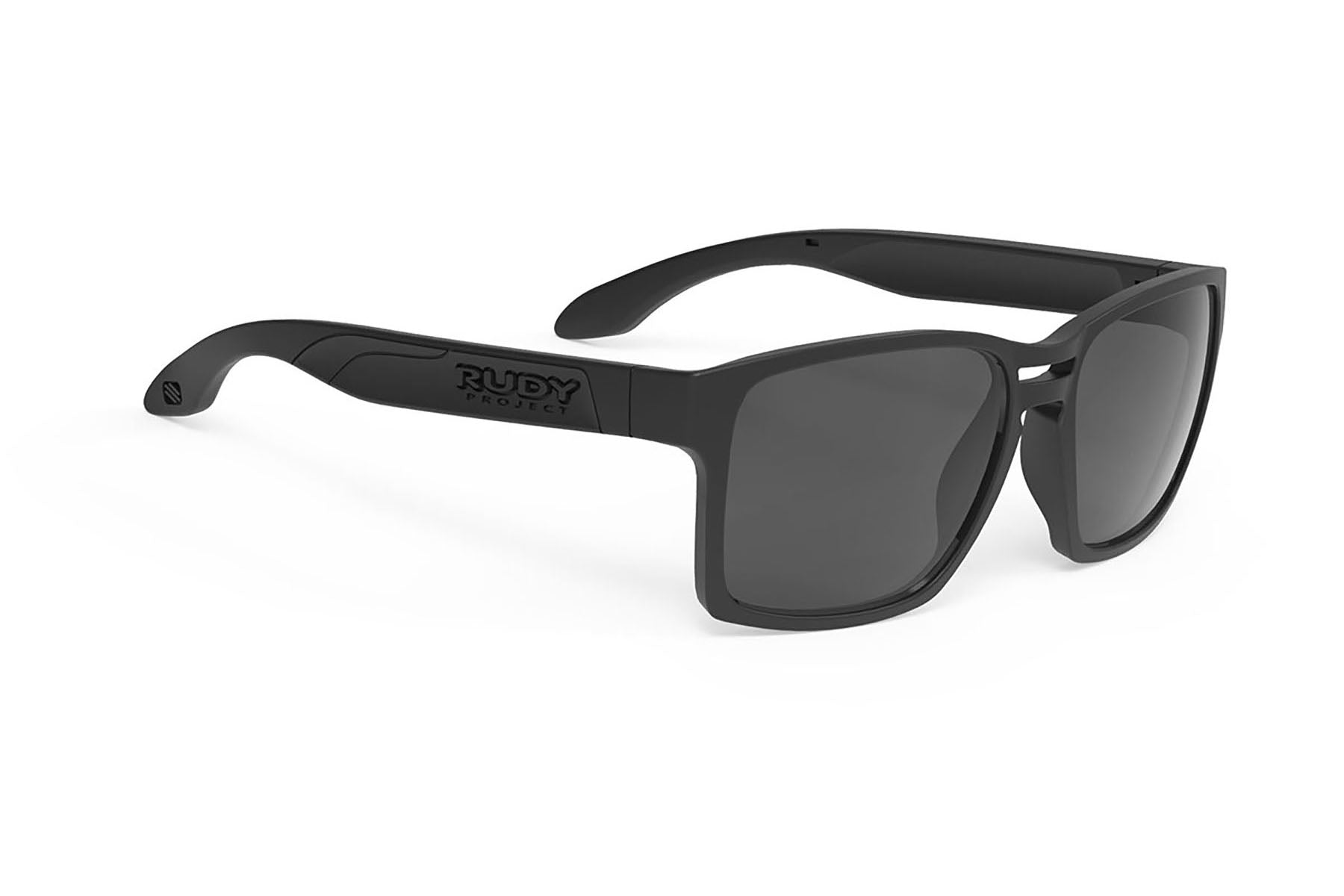 Rudy Project Spinair 57 sunglasses in spinair 57 Matte Black Frame and Polar 3FX Grey Laser Lenses - Modern Eye Care Portland