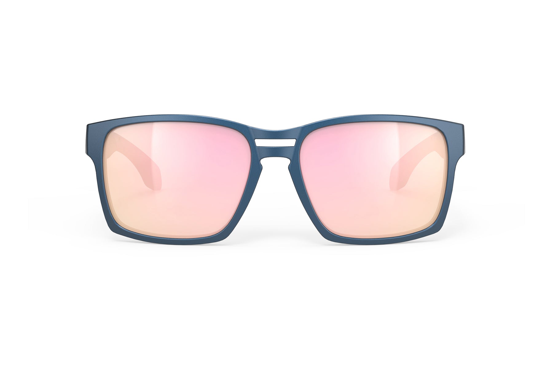 Rudy Project Spinair 57 sunglasses in Spinair 57 Metal Night Matte Frame With Multilaser Rose Gold Lenses - Modern Eye Care Portland