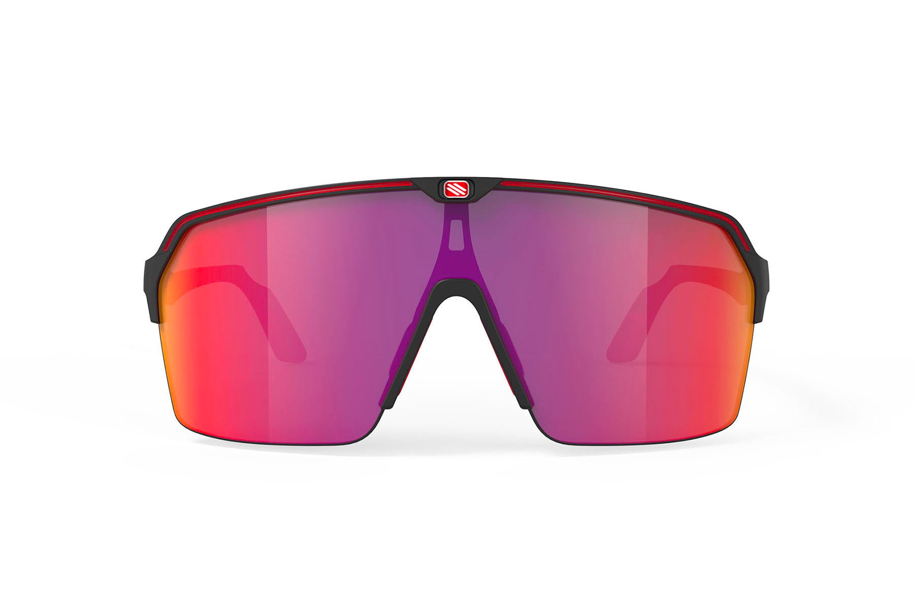 Rudy Project Spinshield Air sunglasses in Spinshield Air Black Matte with Multilaser Red Lenses - Modern Eye Care Portland