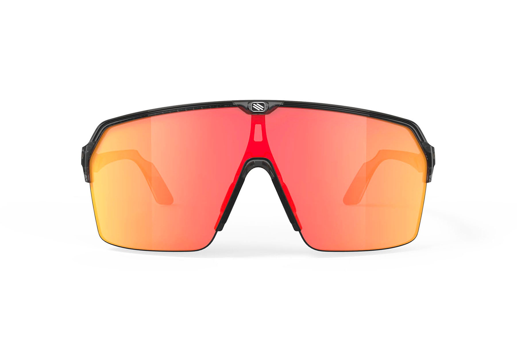 Rudy Project Spinshield Air sunglasses in Spinshield Air Crystal Ash with Multilaser Orange Lenses - Modern Eye Care Portland
