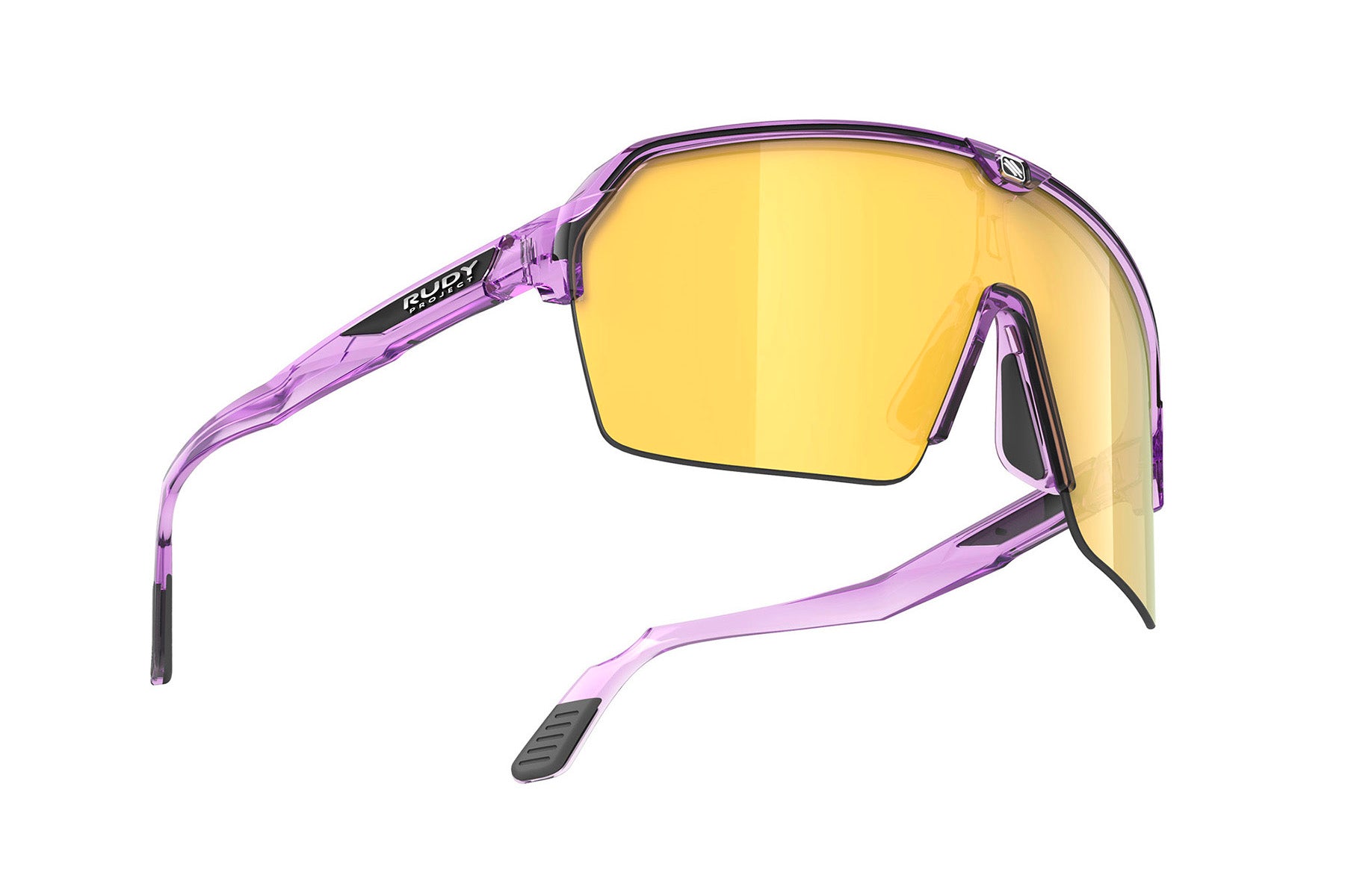 Rudy Project Spinshield Air sunglasses in Spinshield Air Crystal Lilac With Multilaser Gold Lenses - Modern Eye Care Portland