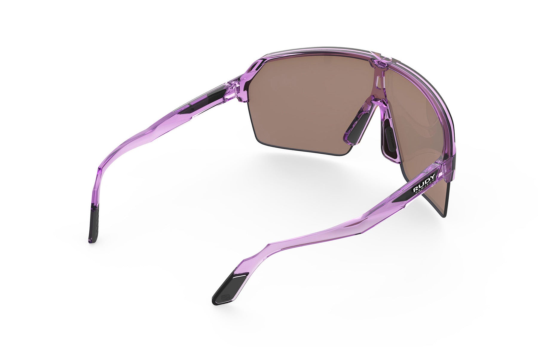Rudy Project Spinshield Air sunglasses in Spinshield Air Crystal Lilac With Multilaser Gold Lenses - Modern Eye Care Portland