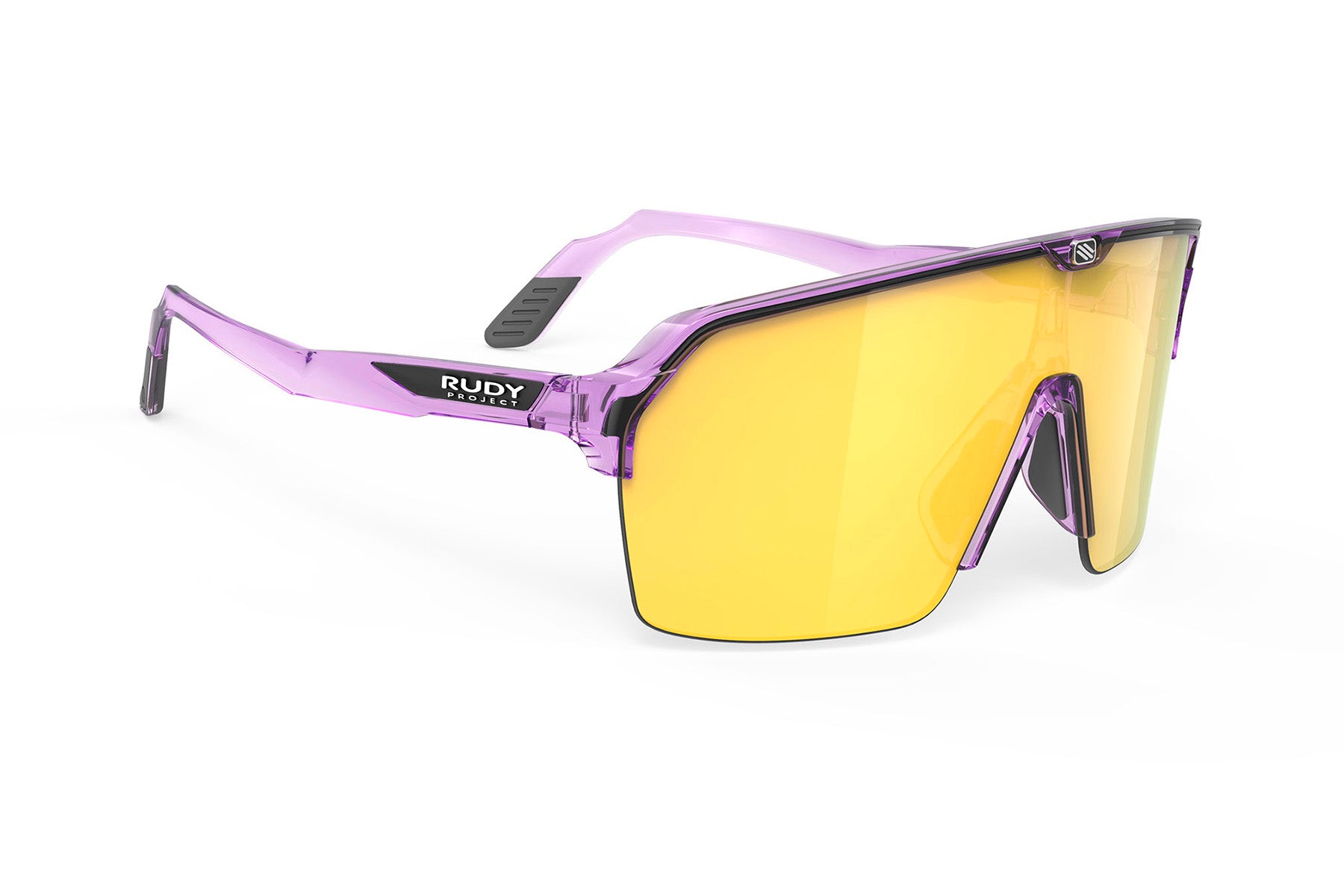 Rudy Project Spinshield Air sunglasses in Spinshield Air Crystal Lilac With Multilaser Gold Lenses - Modern Eye Care Portland