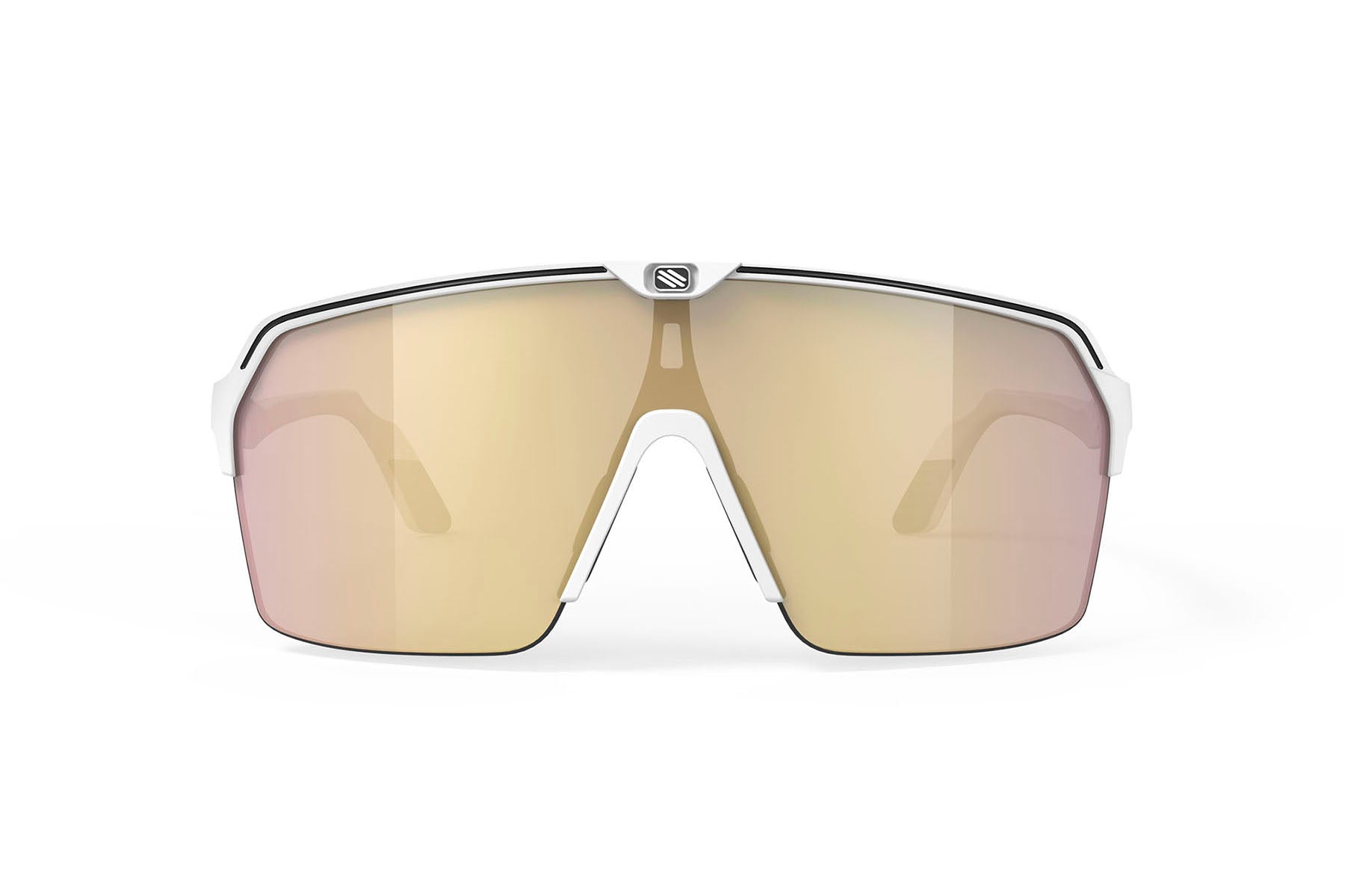 Rudy Project Spinshield Air sunglasses in Spinshield Air White Matte with Multilaser Gold Lenses - Modern Eye Care Portland