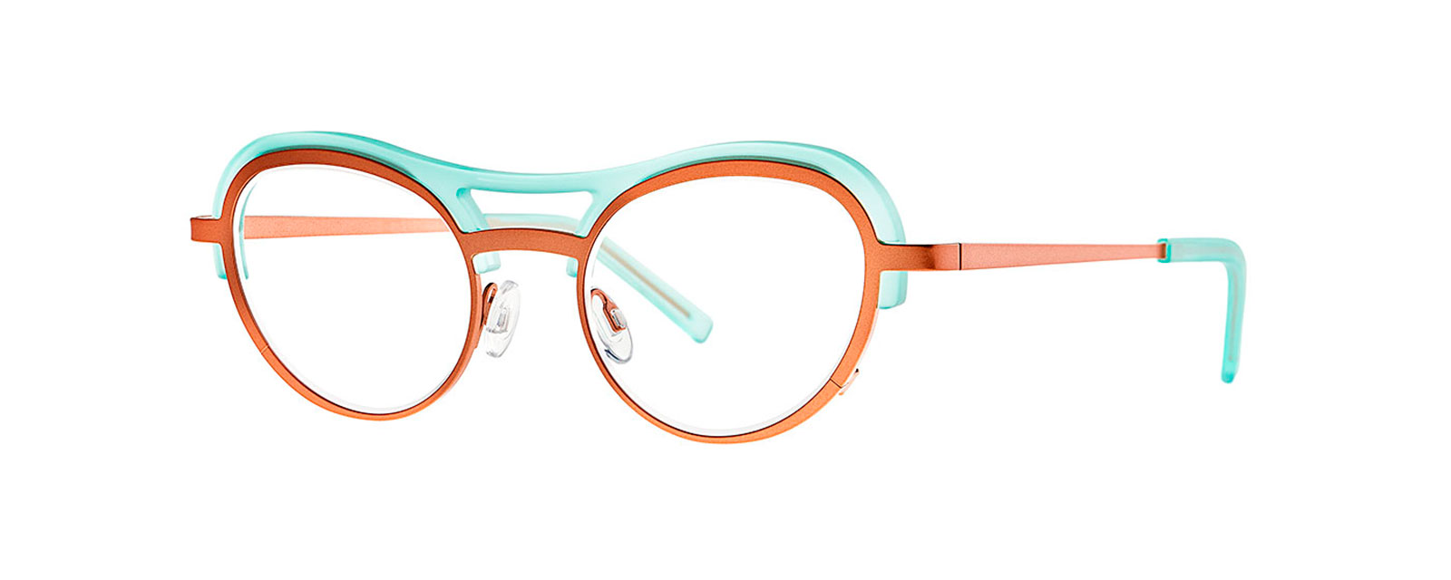 theo CINNAMON CAPPUCCINO eyeglasses in 10 - Glance Glasses