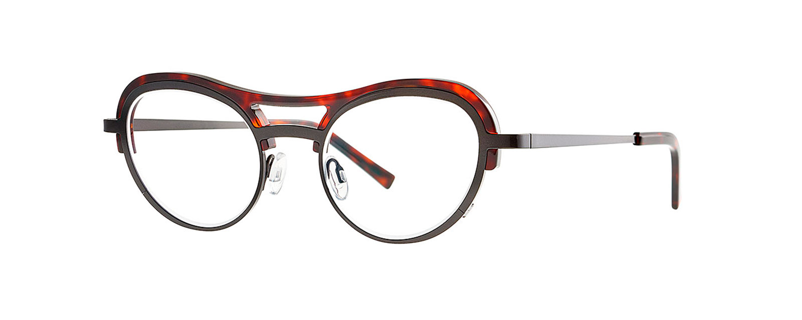 theo CINNAMON CAPPUCCINO eyeglasses in 12 - Glance Glasses