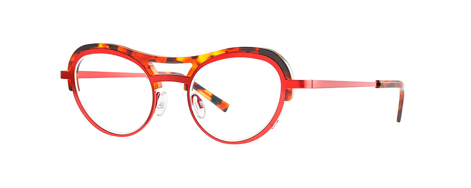 theo CINNAMON CAPPUCCINO eyeglasses in 5 - Glance Glasses