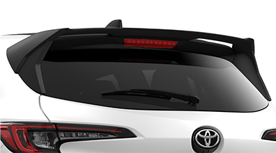 Rear Window Spoiler: Black (GR Corolla)
