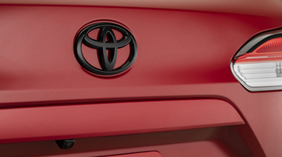 Toyota Logo Blackout Overlay: Rear (Corolla Cross)