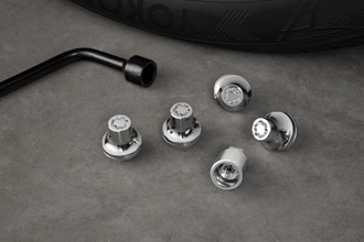 Alloy Wheel Locks - Chrome