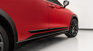 Body Side Moldings (202) Black (Crown Signia)